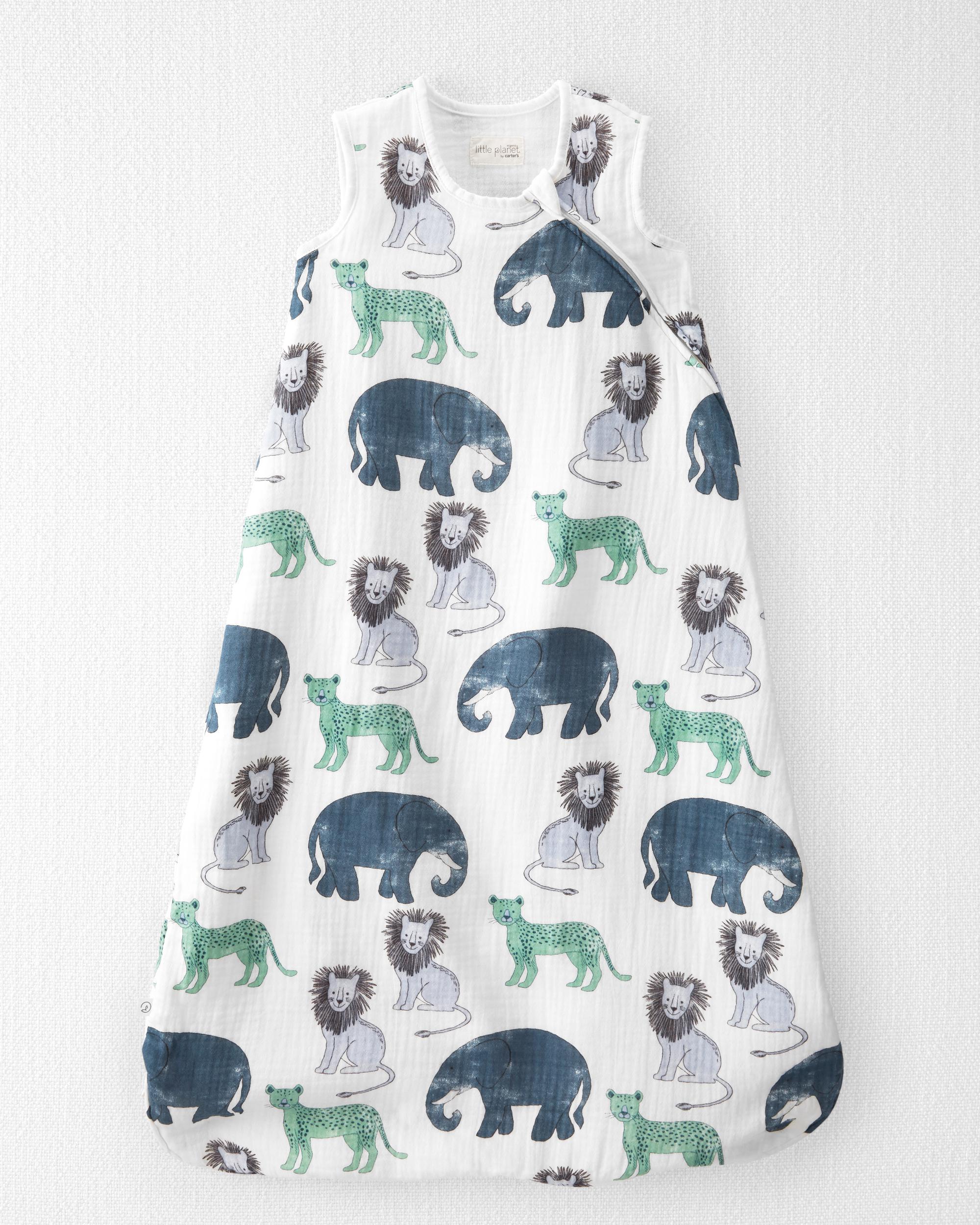 Baby Organic Cotton Gauze Zip Little Planet Blanket