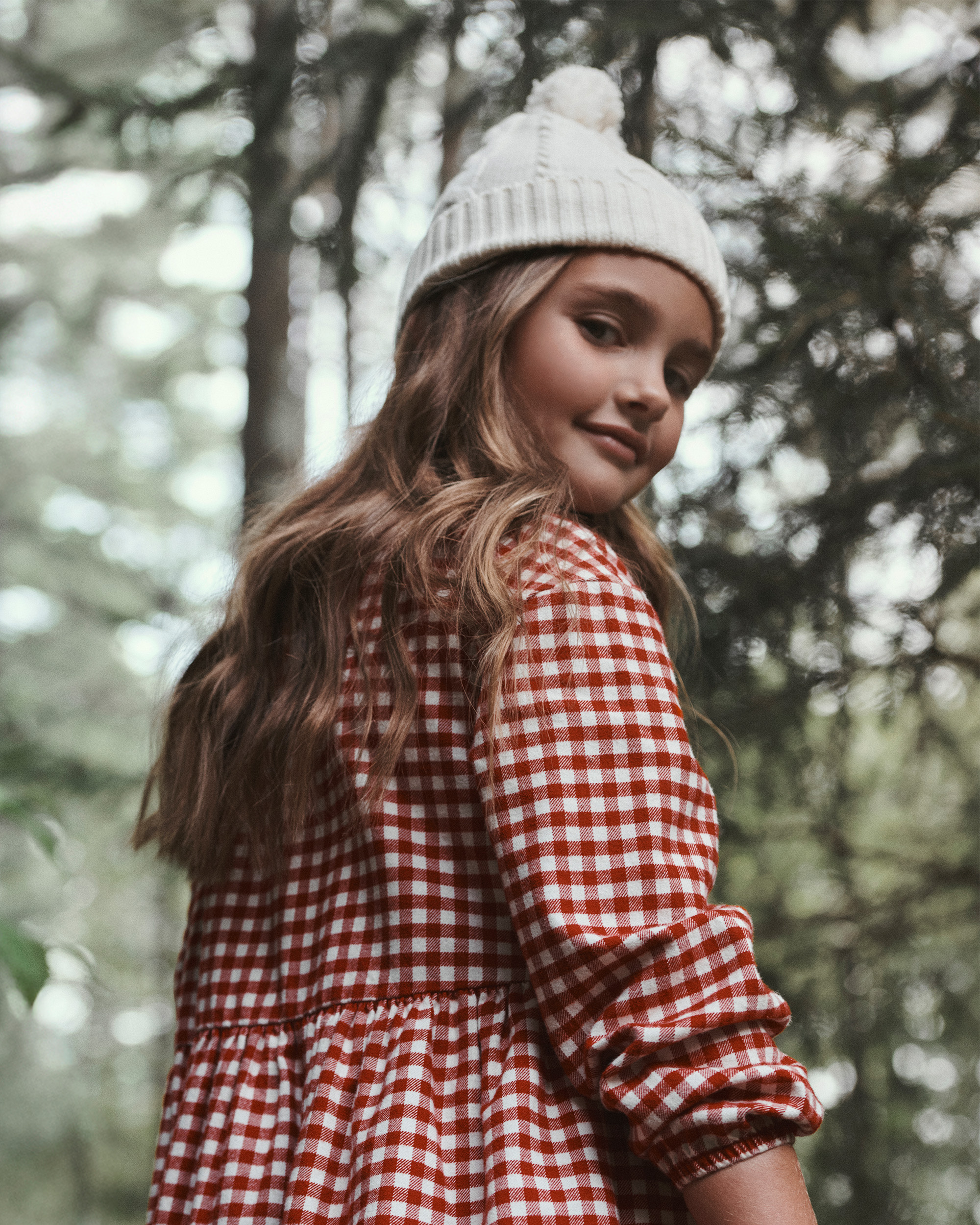 Toddler Organic Cotton Cable Knit Hat