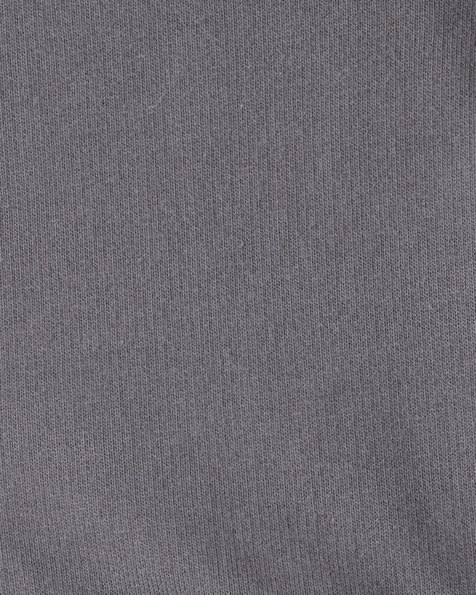 Baby Boy 3-Piece Dinosaur Vest Outfit Set - Grey