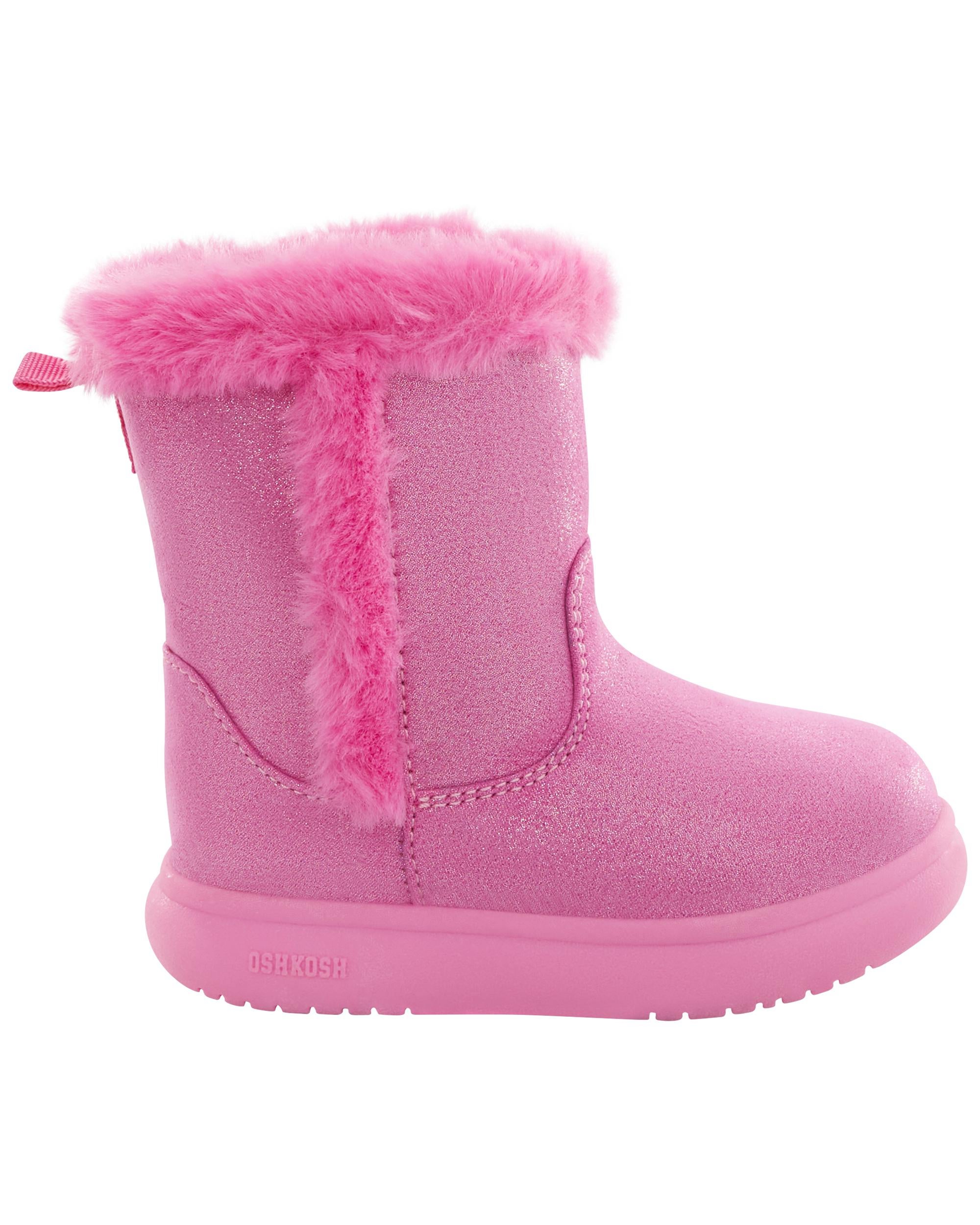 Toddler Girls Toddler Fur Lined Boots 10 OshKosh Bgosh