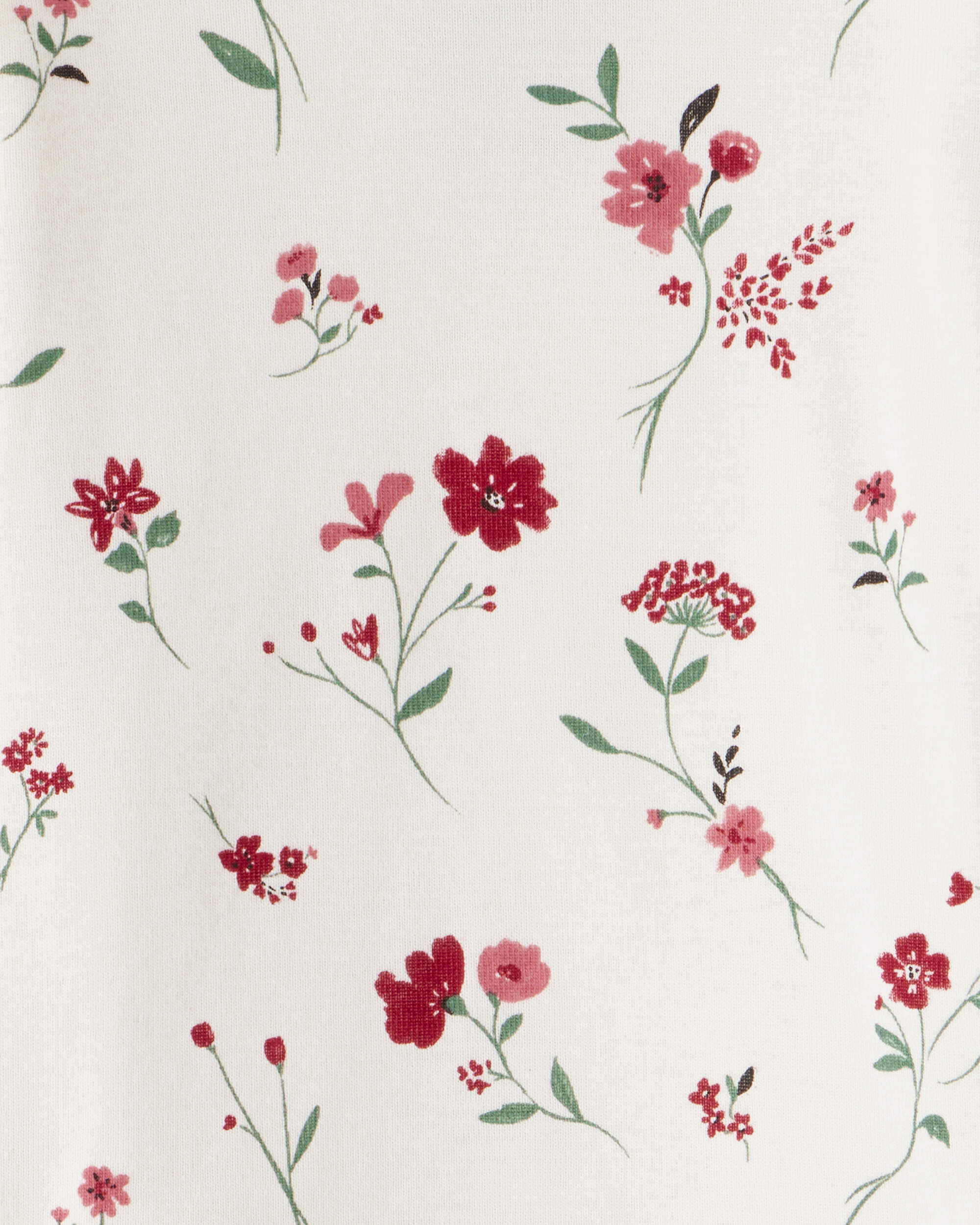 Baby Girl 2-Piece Organic Cotton Pyjamas Rosethorn Hollow