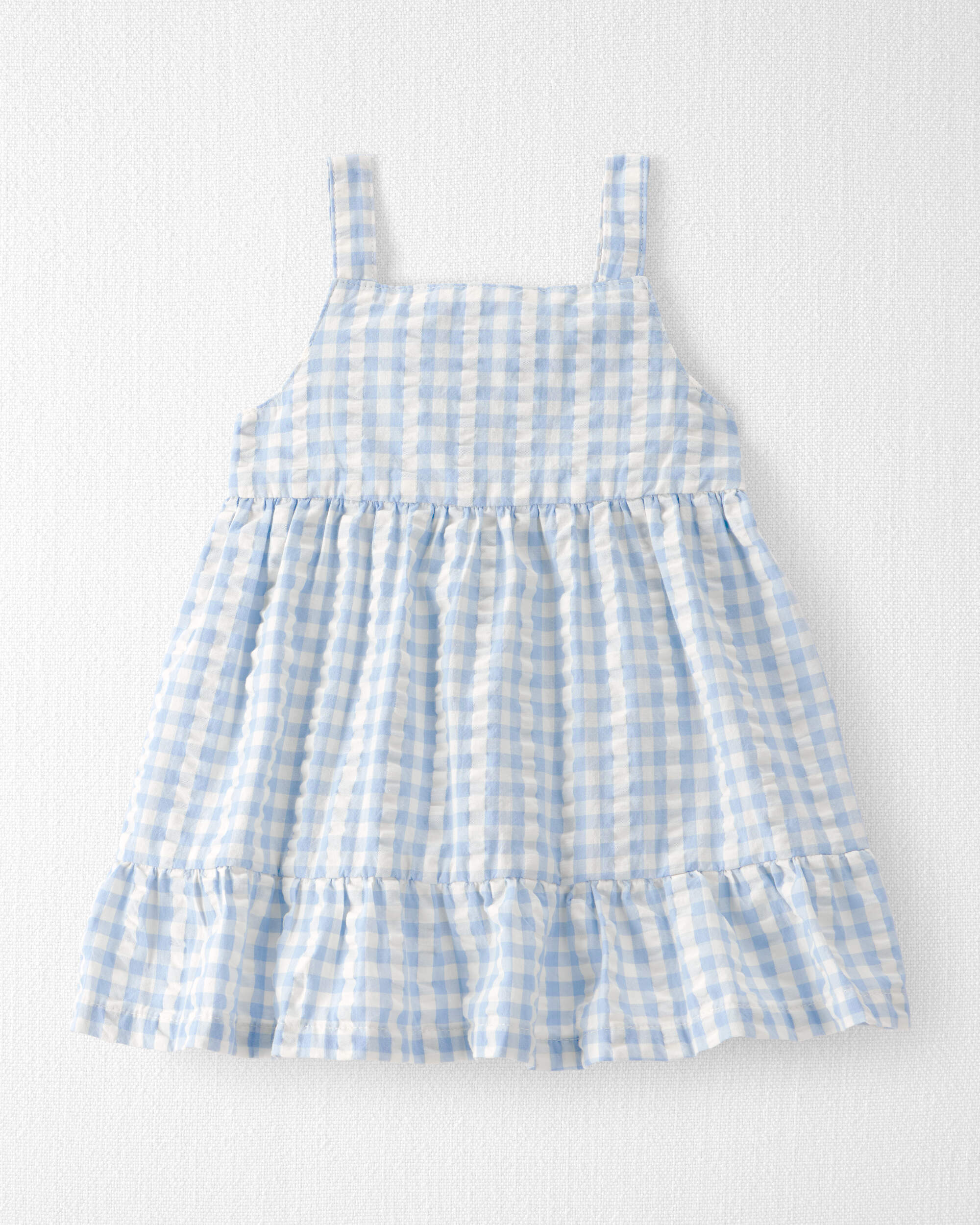 Baby Girl Gingham Dress Made with Organic Cotton
