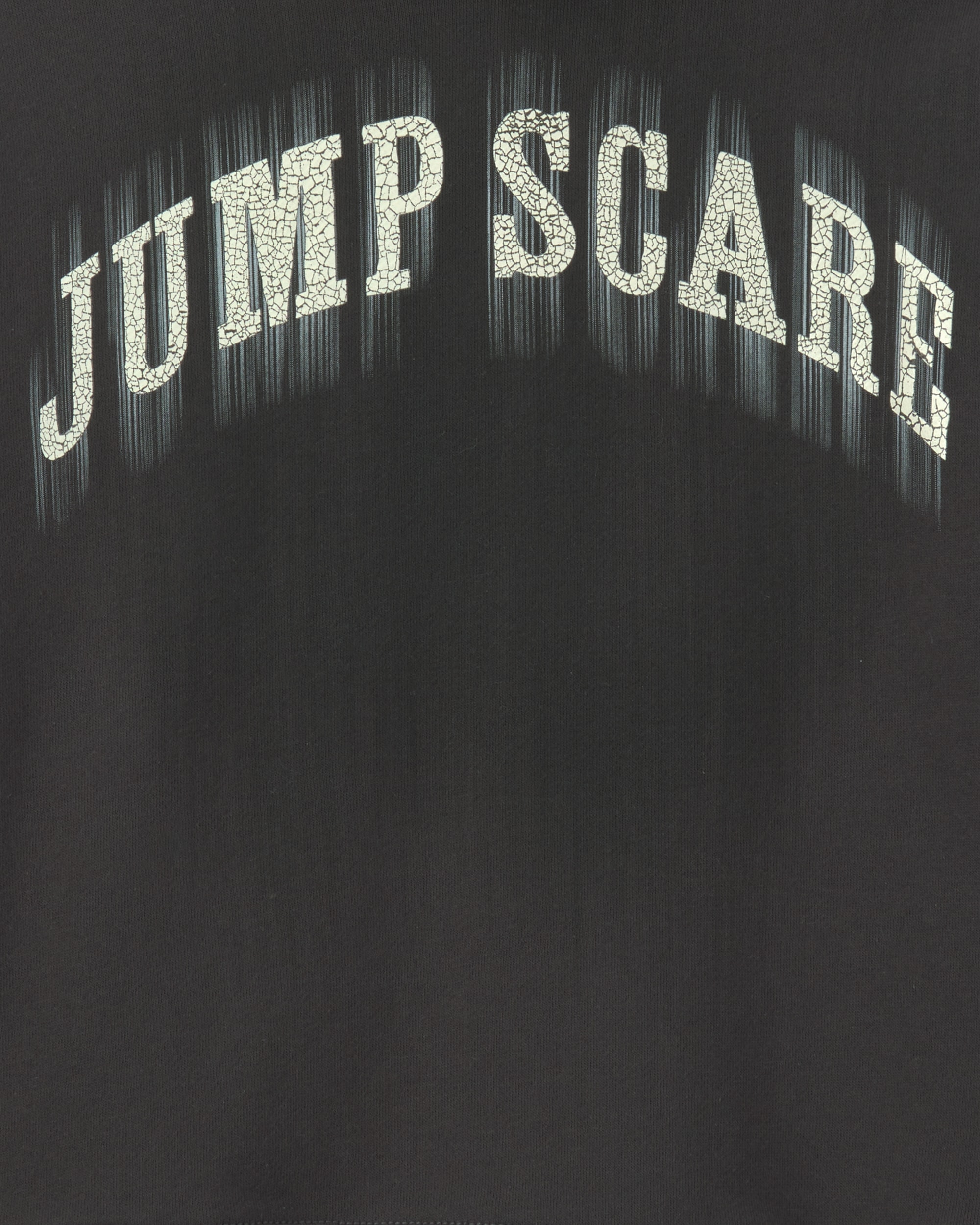 Boys 'Jump Scare' Halloween French Terry Hoodie - Black/White