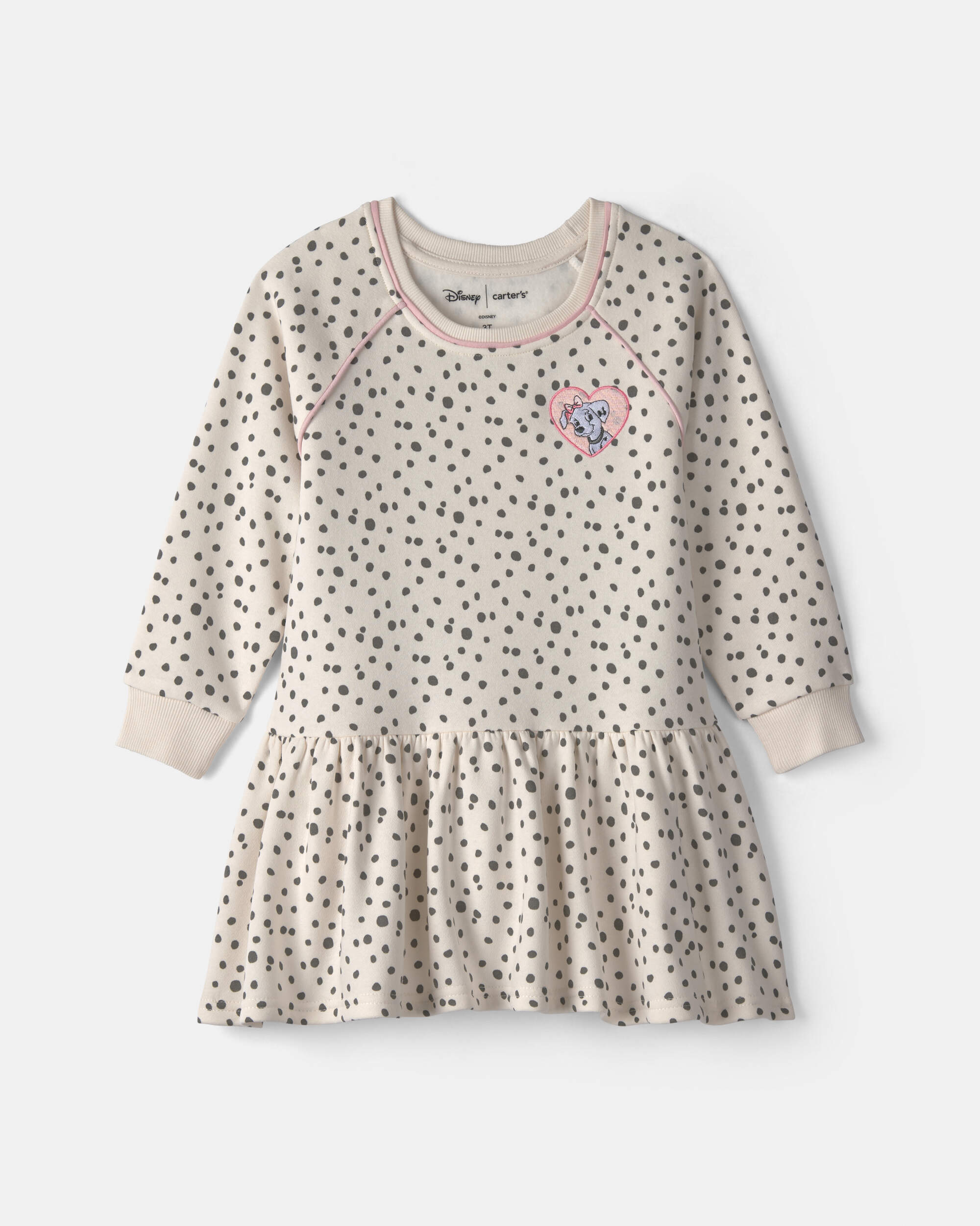 Toddler Girl Disney© 101 Dalmatians Long-Sleeve Dress