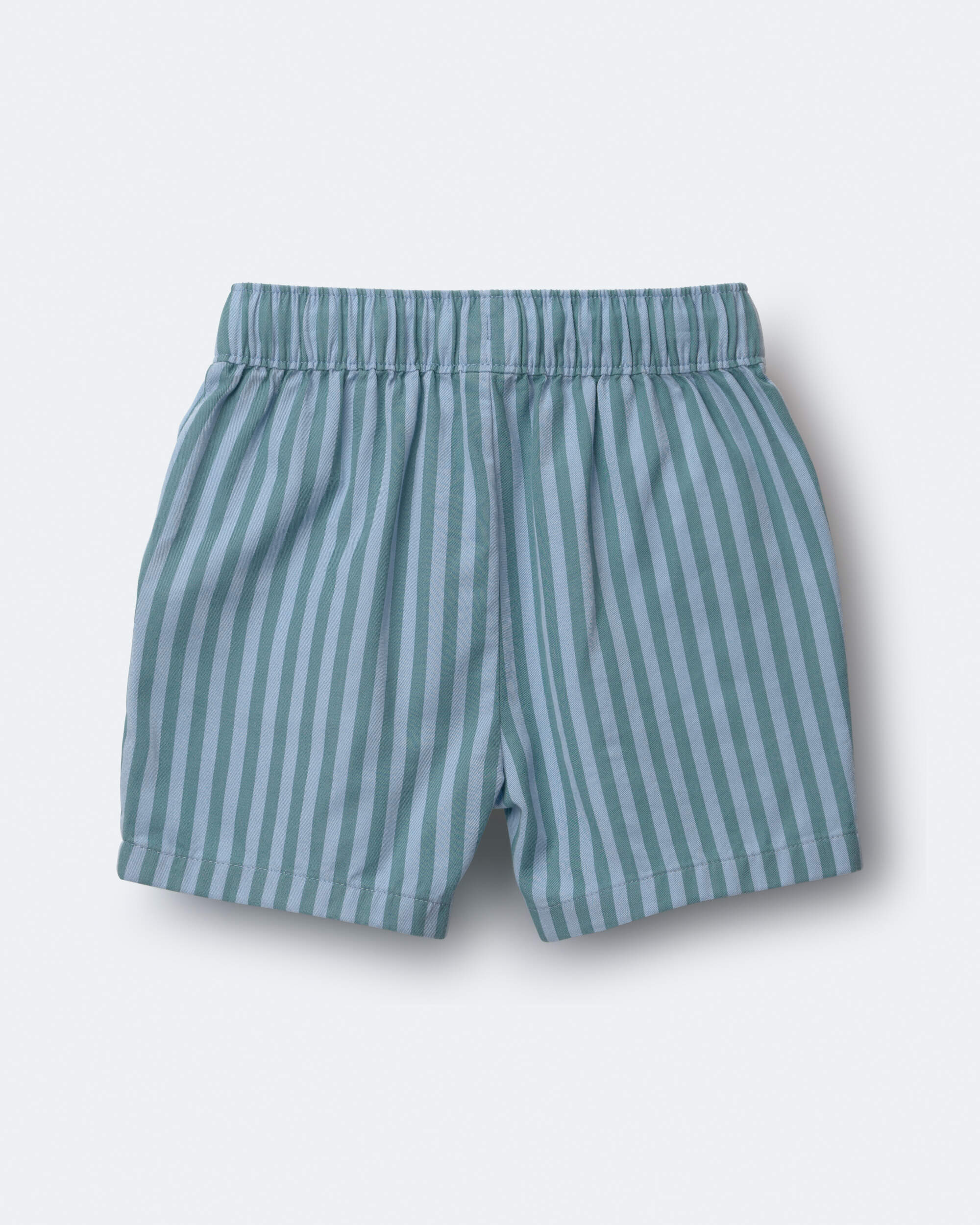 Toddler Boy Playground Shorts Stripes - Blue