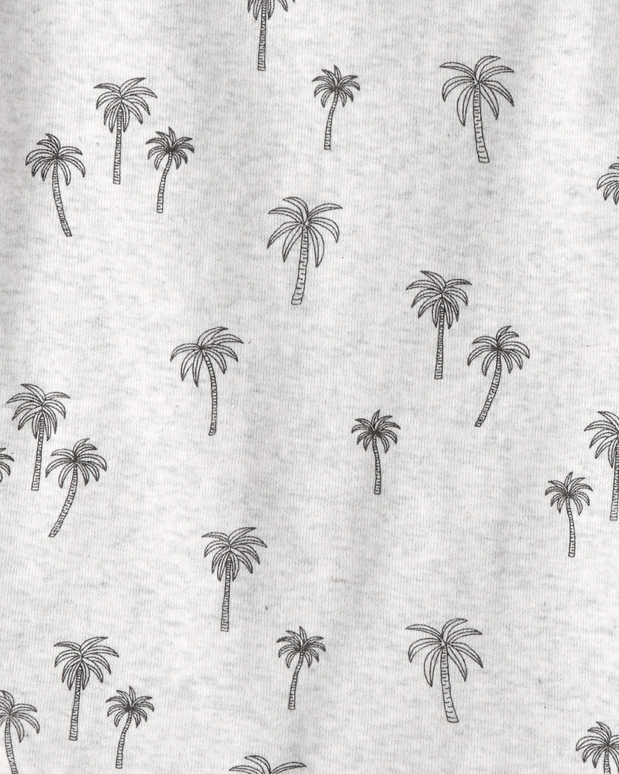 Kid 2-Piece Organic Cotton Pyjamas Palm Trees