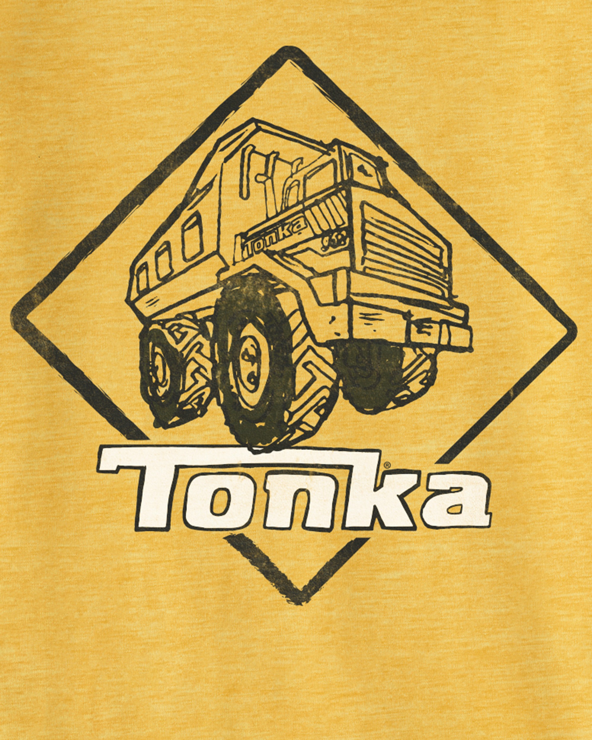 Toddler Tonka Truck Short-Sleeve Graphic Tee - Gold