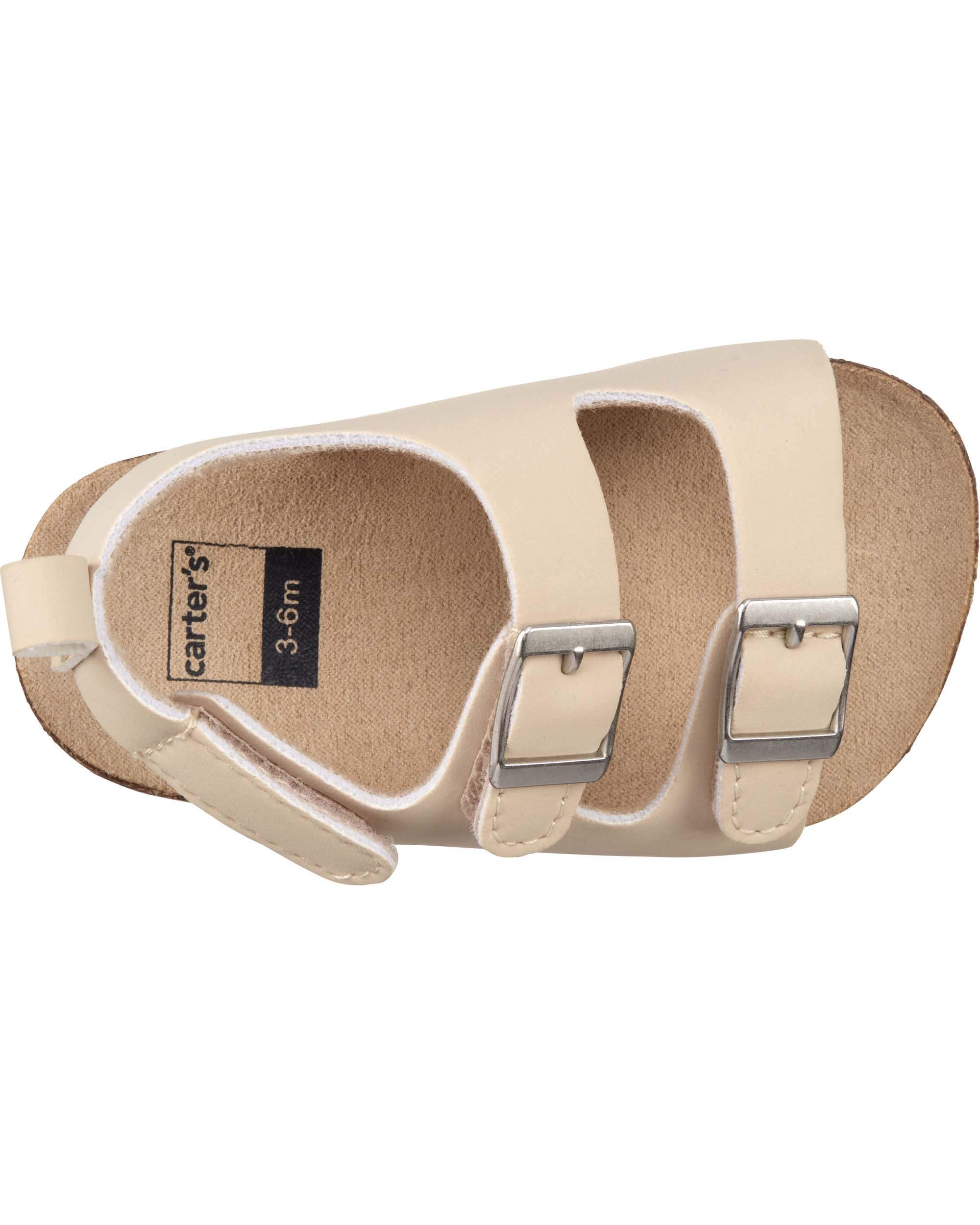 Carter's buckle top cork sandals