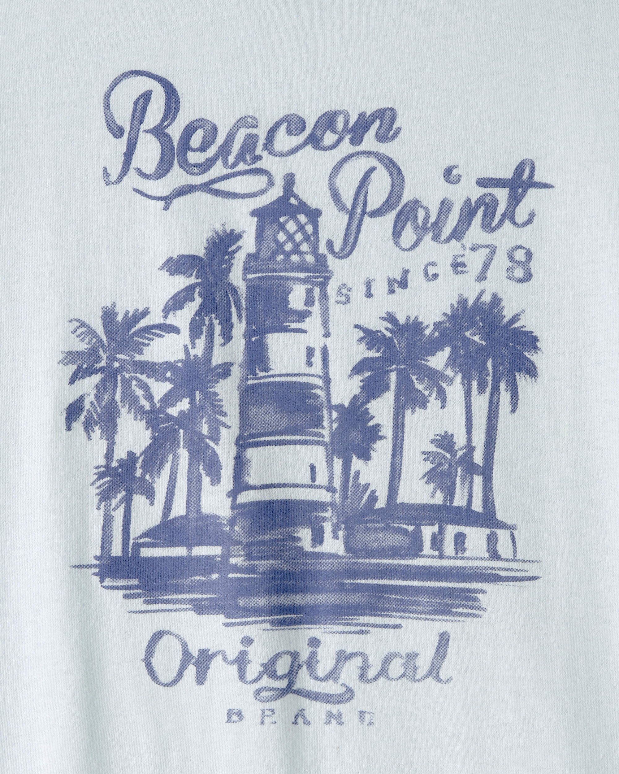 Kid Lighthouse Graphic Tee - Blue