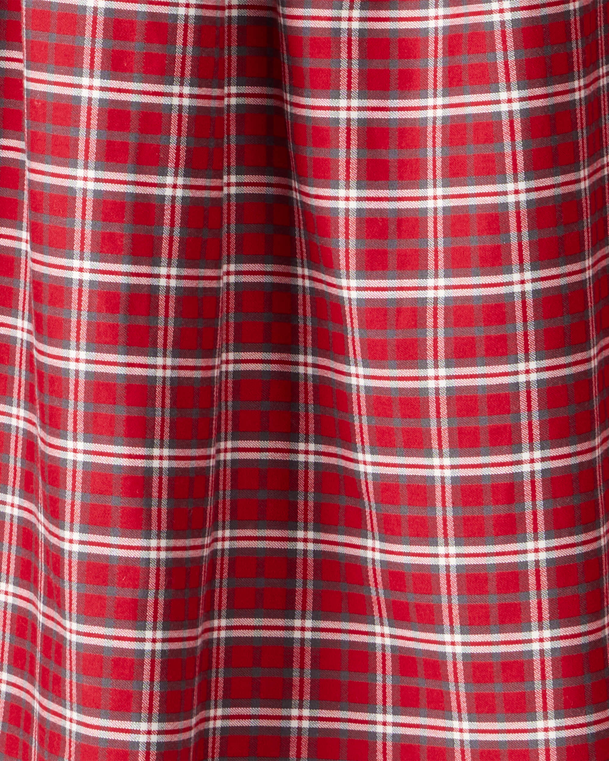 Toddler Girl Plaid Cotton Sleeveless Occasion Dress - Red