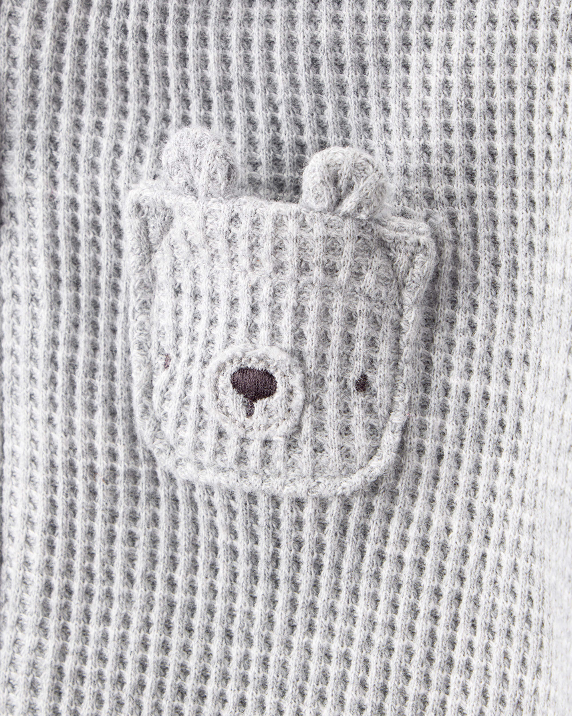 Baby 3-Piece Thermal Bear Little Cardigan Set