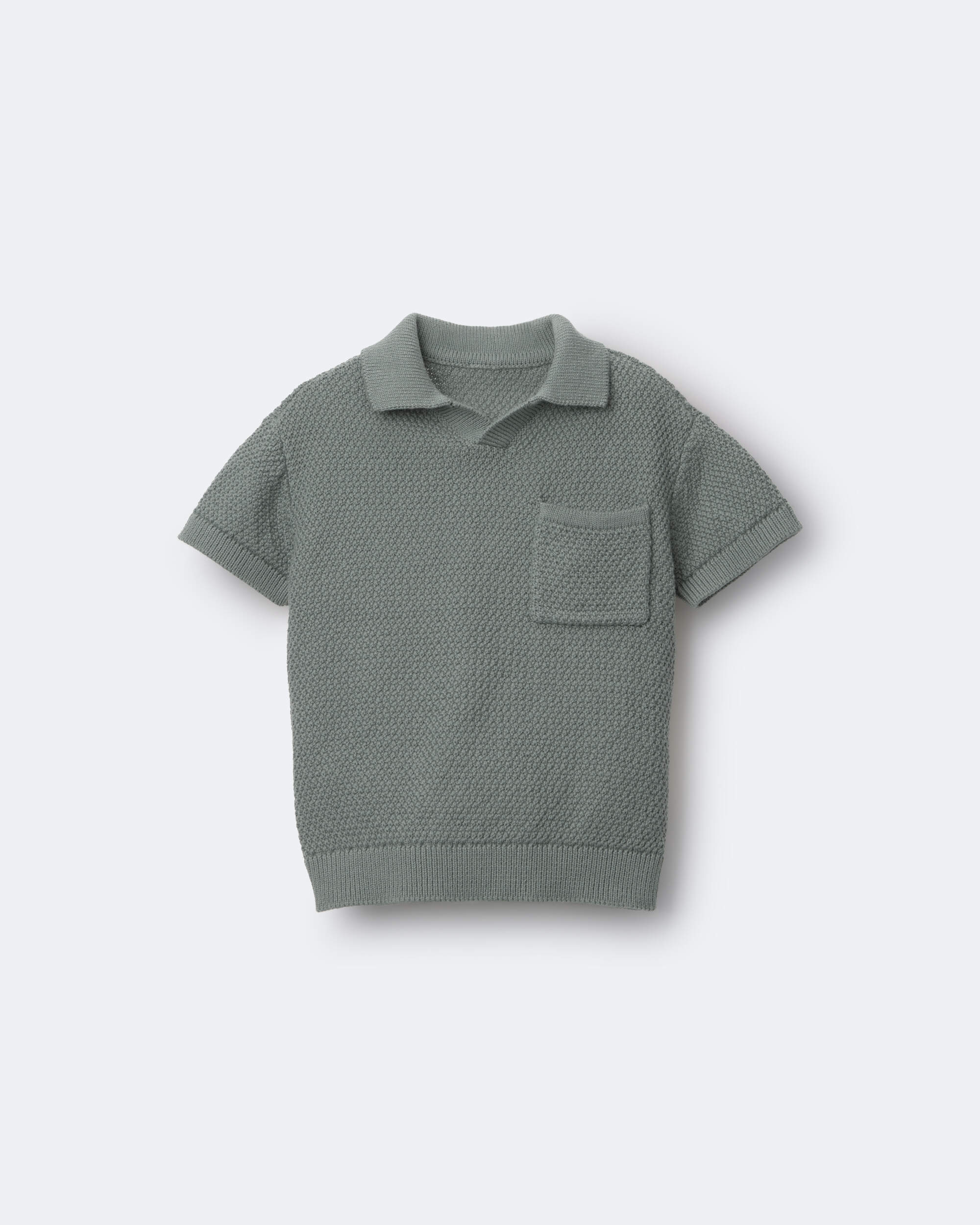 Toddler Boy Johnny Collared Polo - Olive