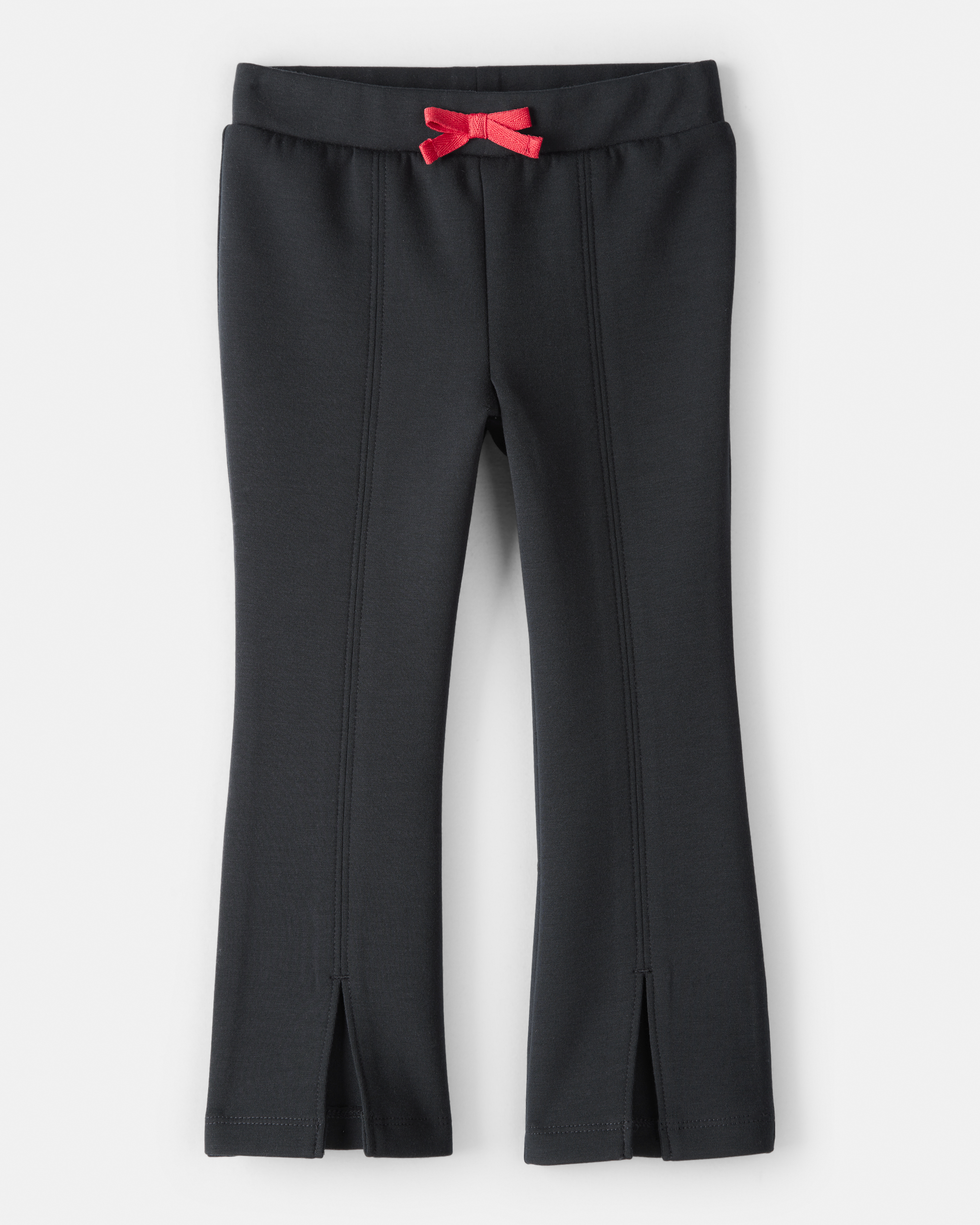 Toddler Girl Pull-On Flare Pants - Black