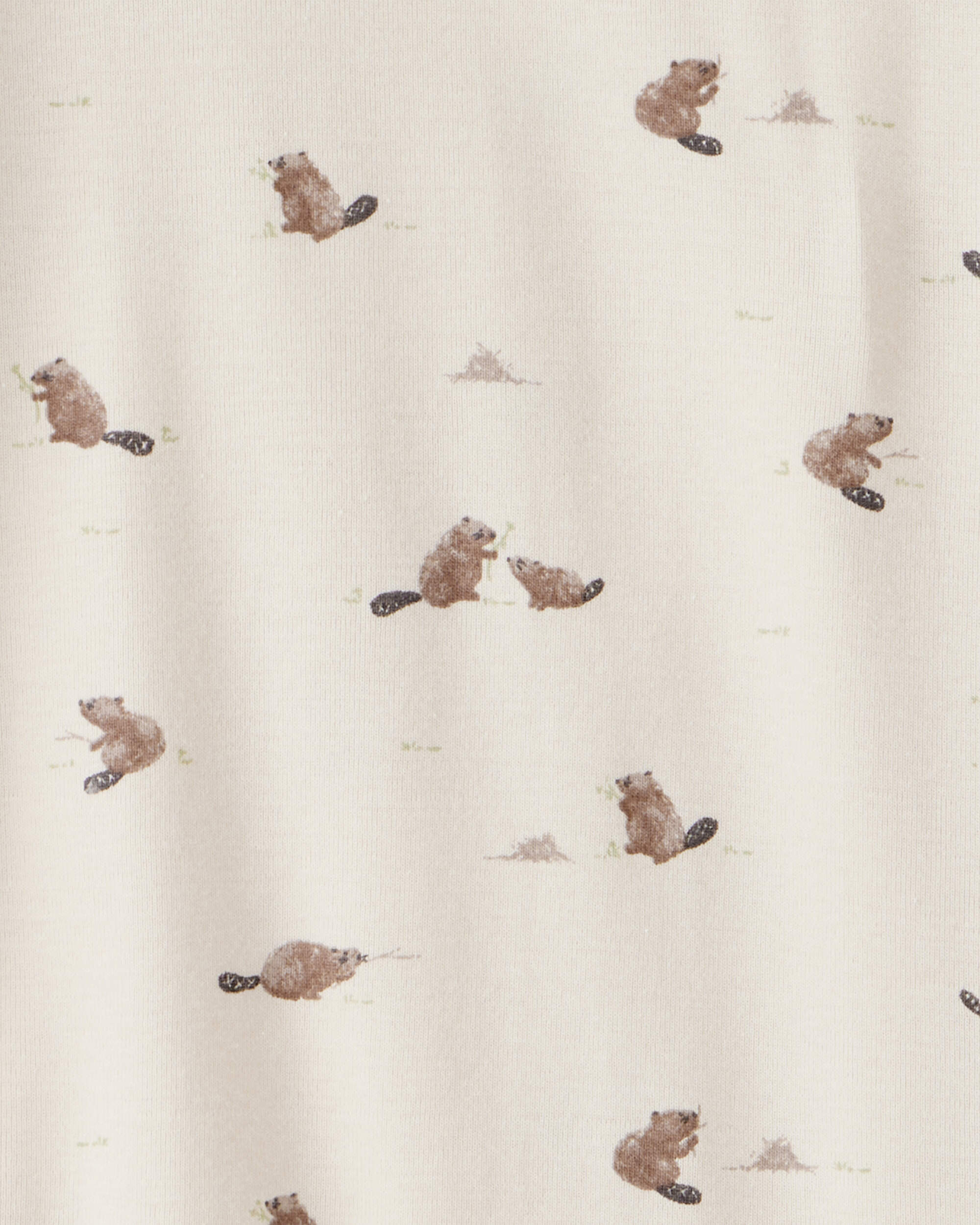 Kid Organic Cotton Pyjamas Beavers' Creek Print