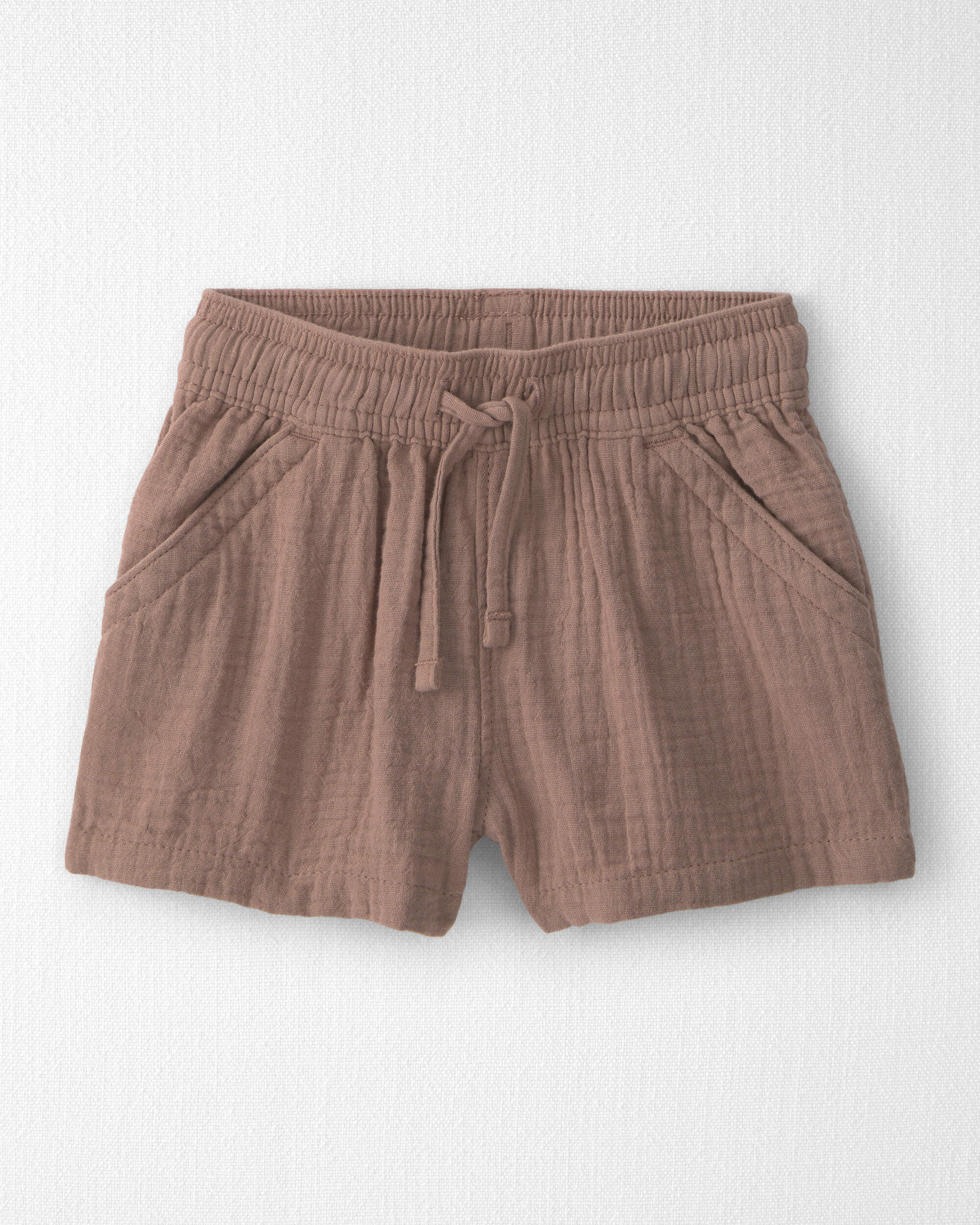 Baby Boy 2-Piece Organic Cotton Gauze Top & Short Set