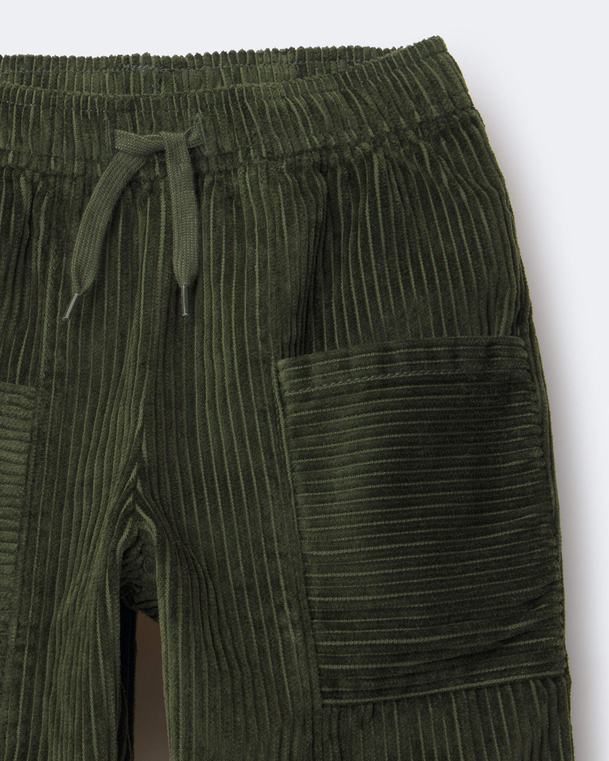 Toddler Boy Pocket Pants - Olive