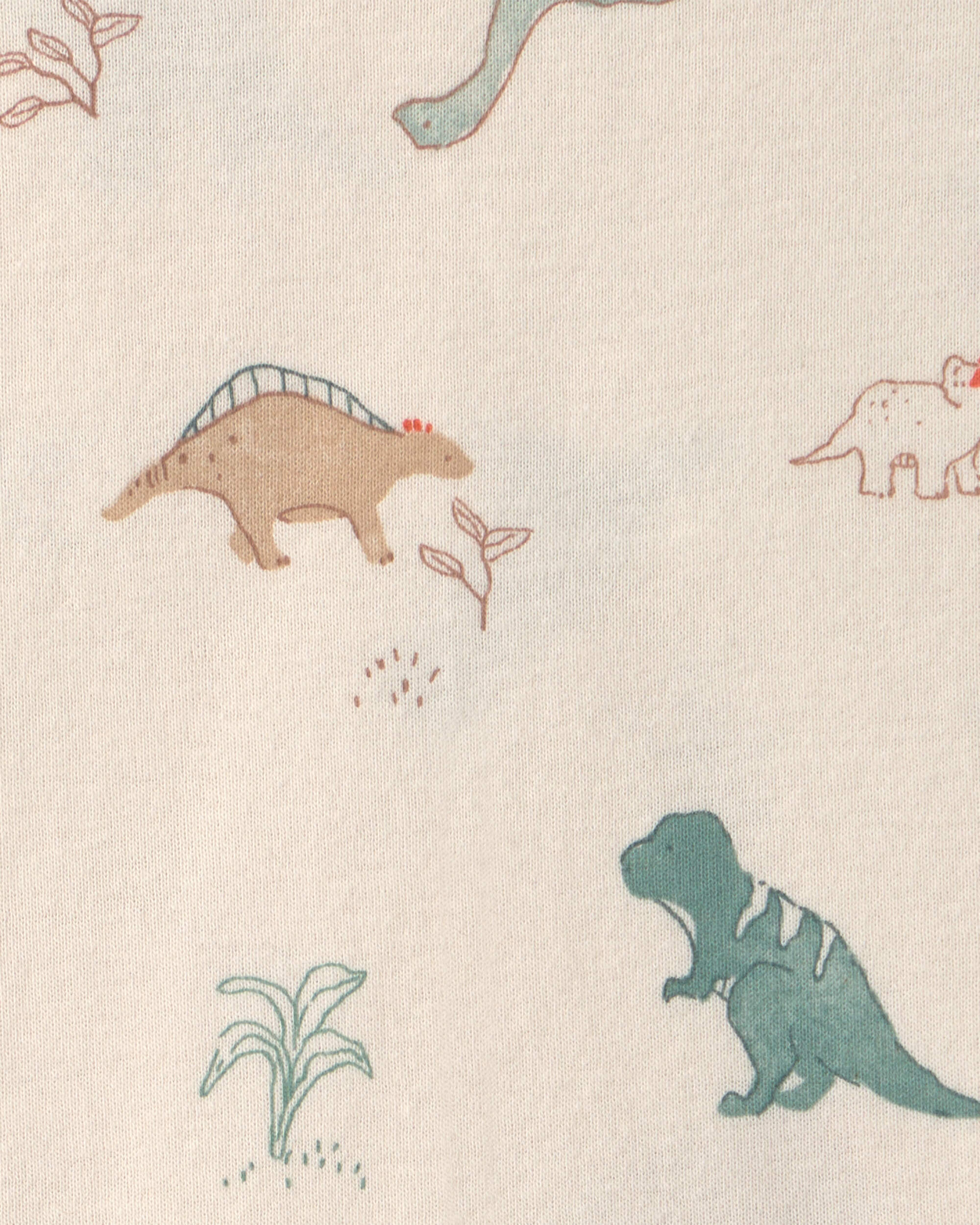 Baby Boy 3-Piece Dinosaur Bodysuit & Pant Set - Green/Ivory