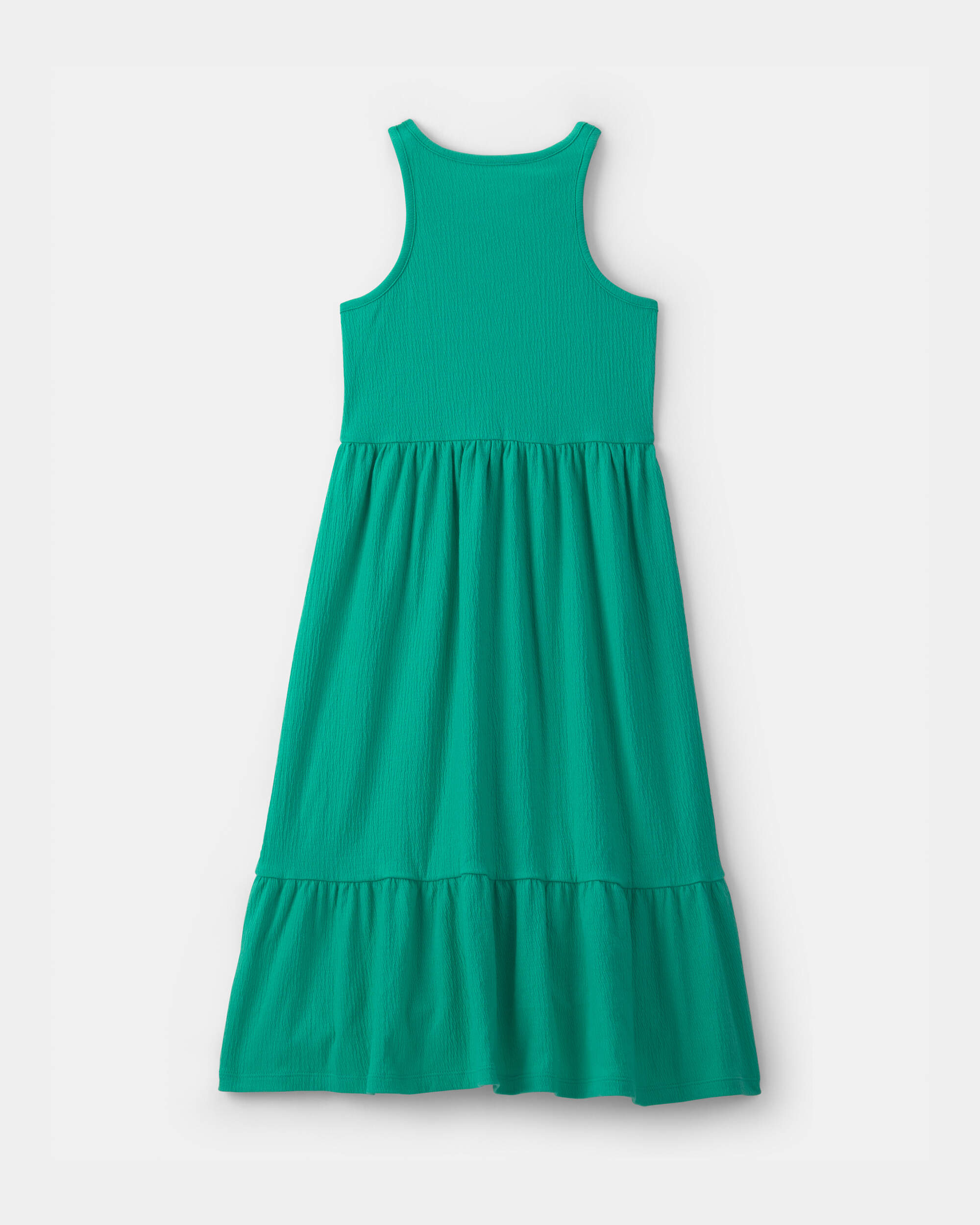 Girls Sleeveless Maxi Dress - Green