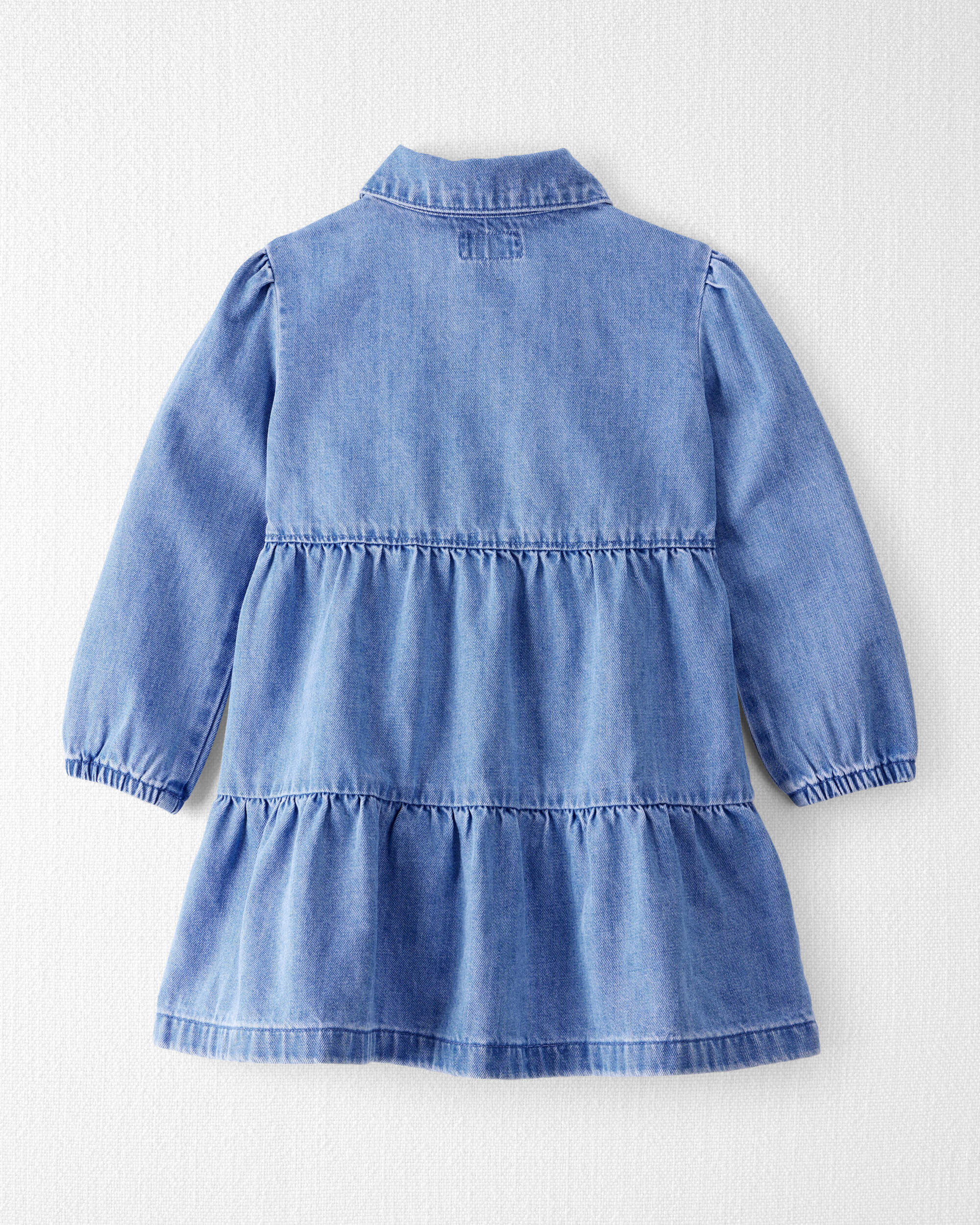 Toddler Girl Organic Cotton Chambray Dress