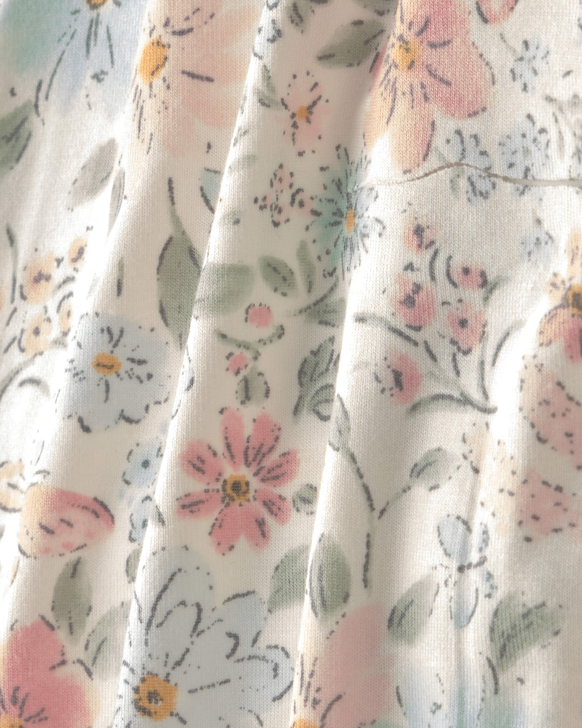 Baby Girl 2-Pack PurelySoft™ Butterfly Garden 1-Piece Pyjamas