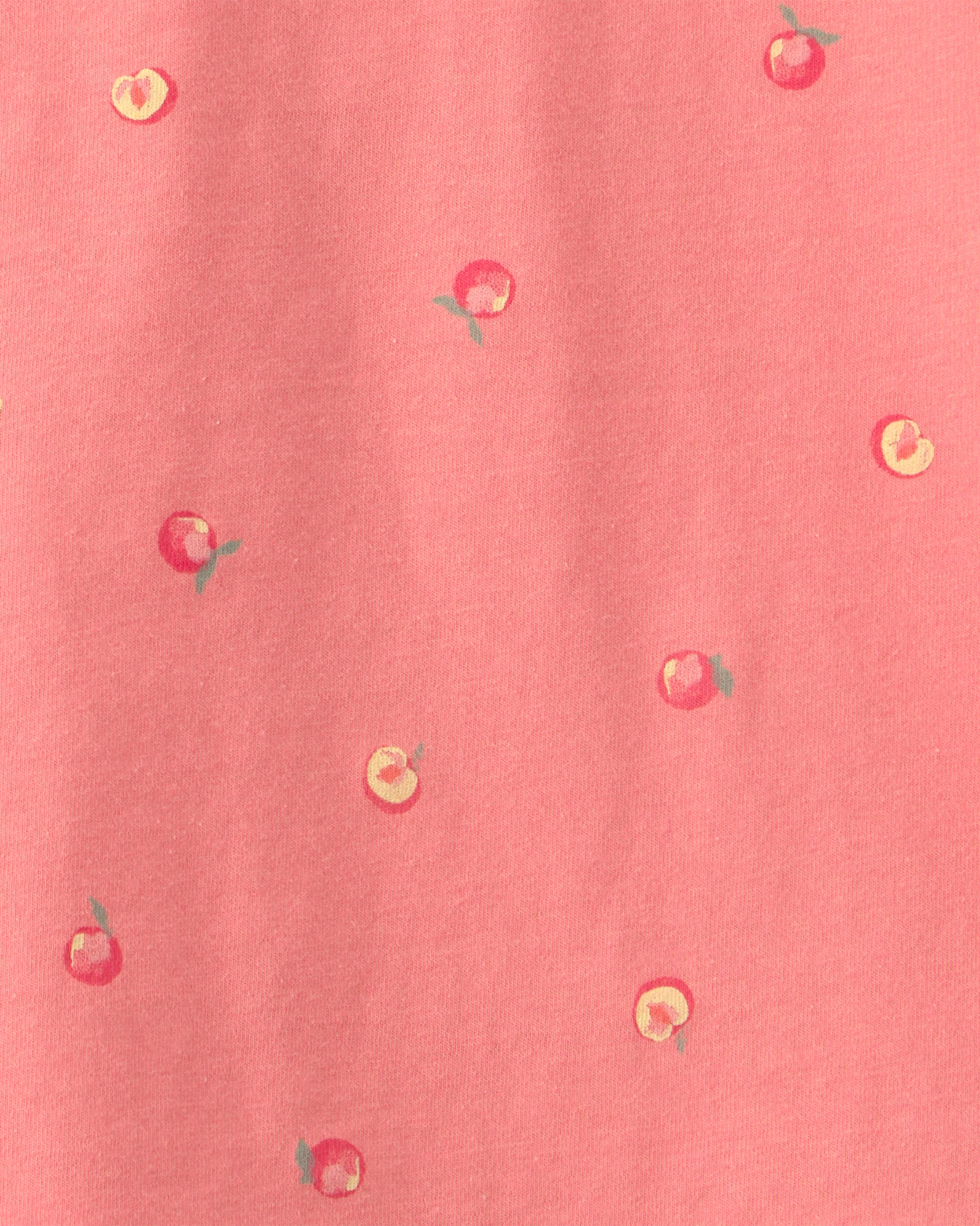 Toddler Girl Peaches Tee - Orange