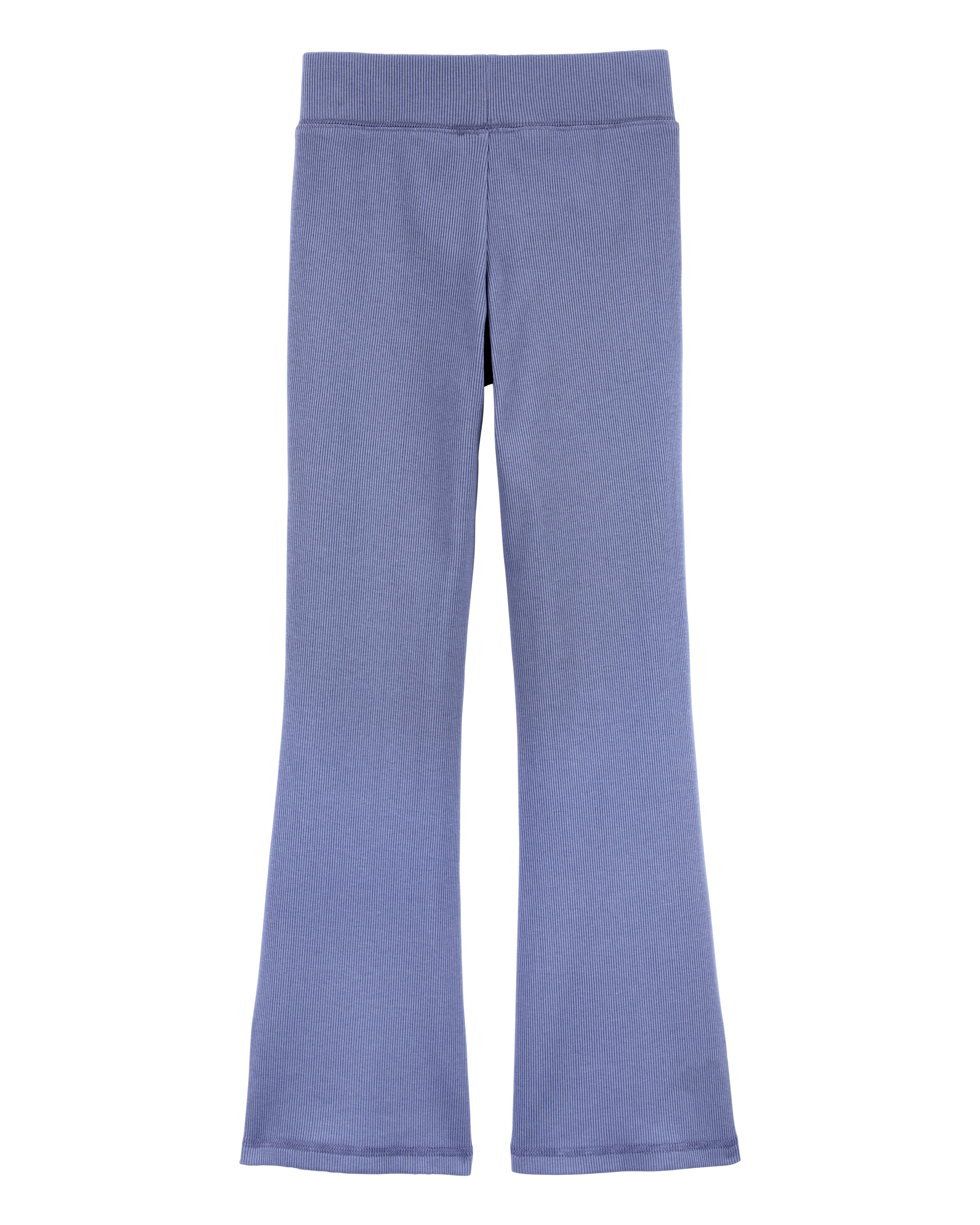 Kid 
High-Rise Ribbed Flare Pants