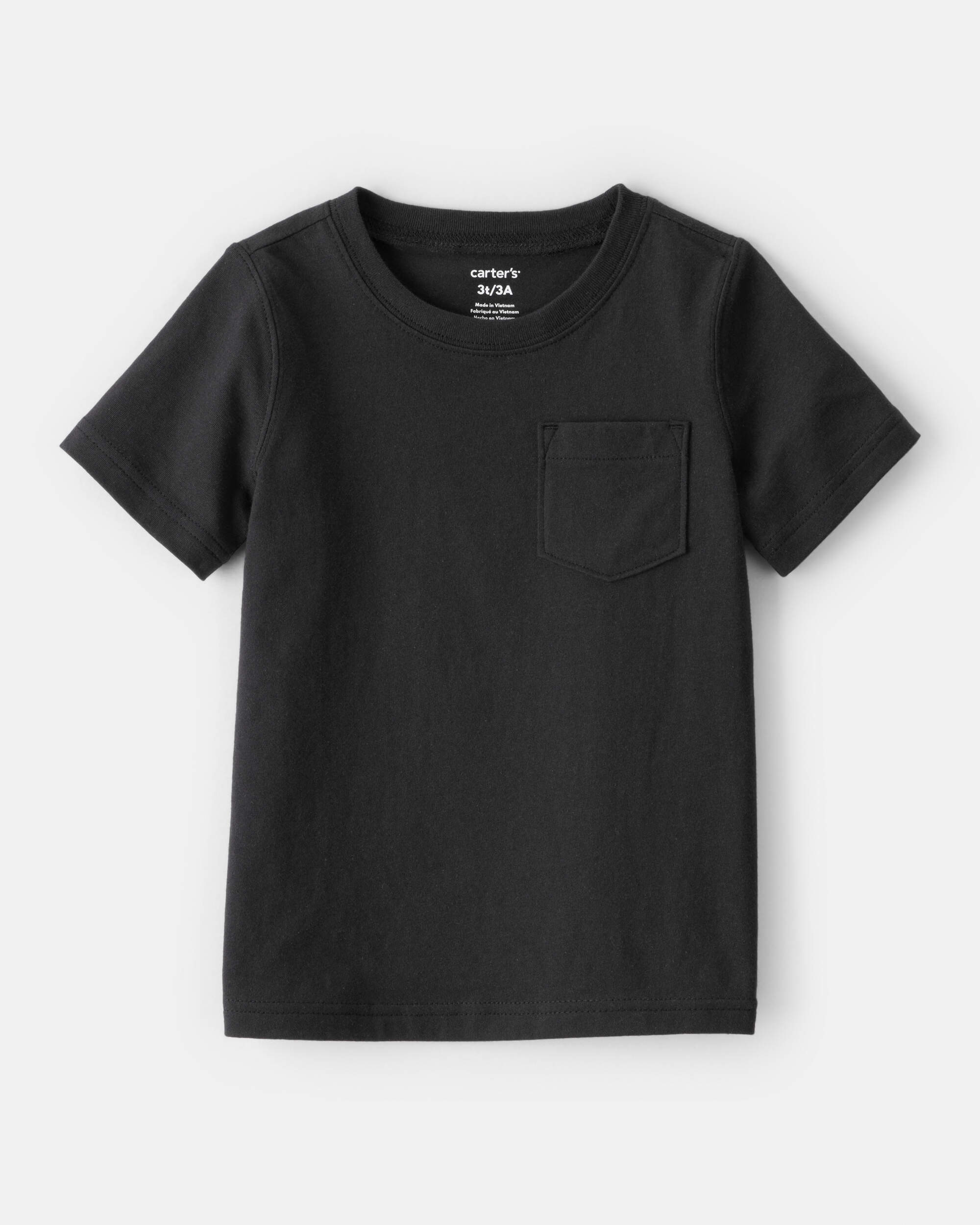 Toddler Boy Solid Short-Sleeve Tee
