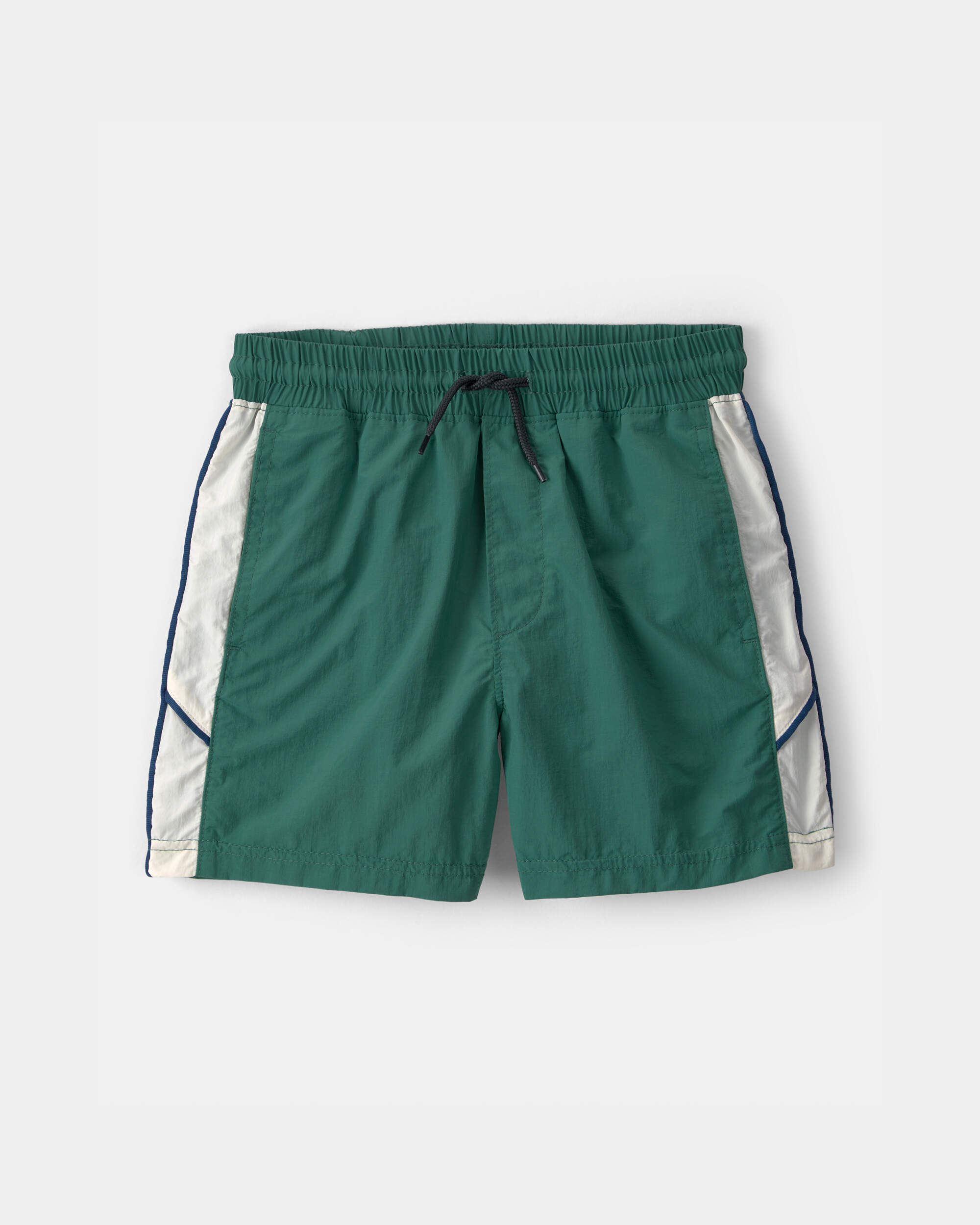 Boys Colorblock Active Shorts - Green