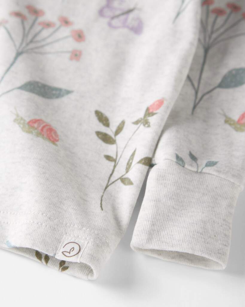 Baby Girl Organic Cotton Pyjamas Set