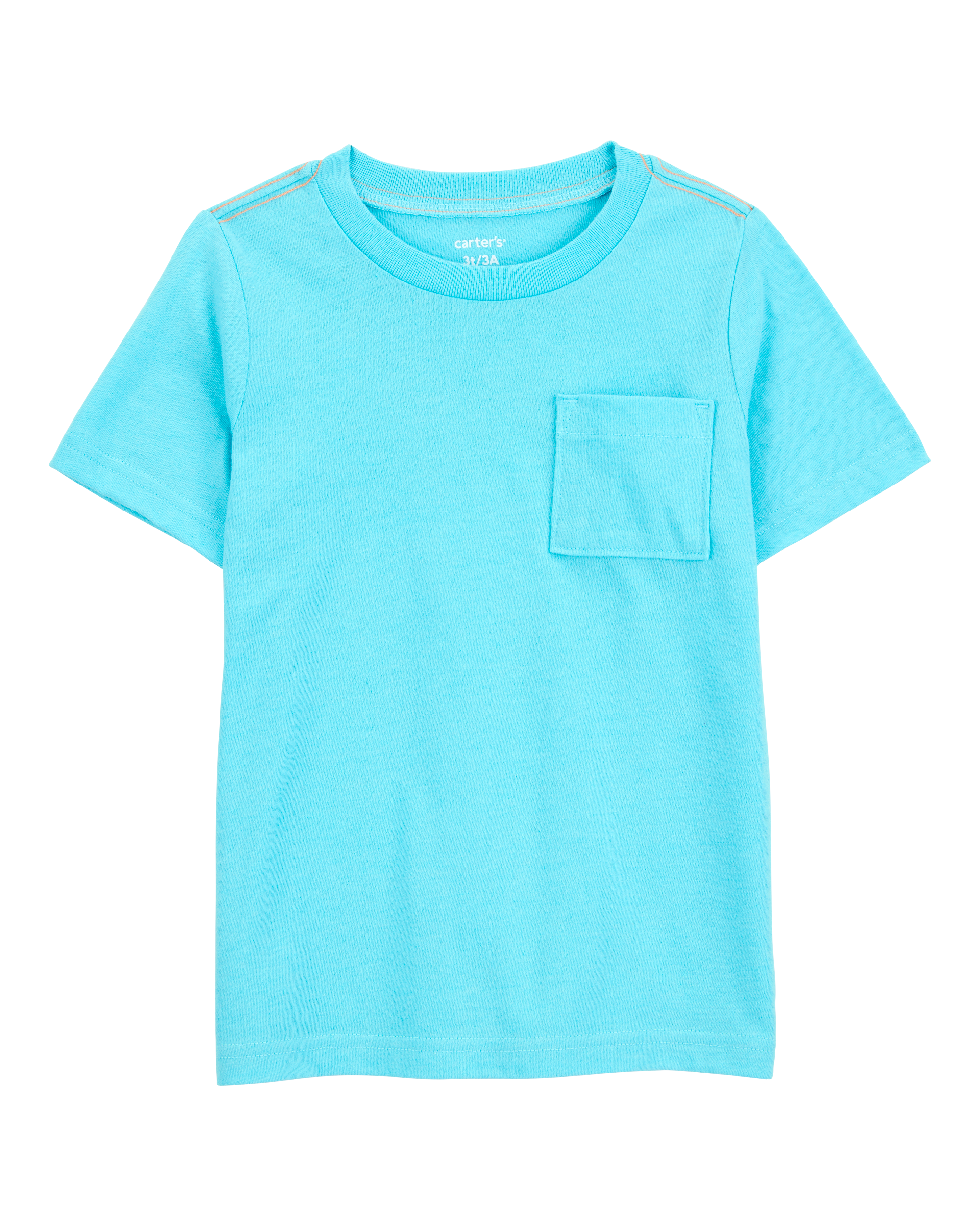 Toddler Solid Short-Sleeve Pocket Tee