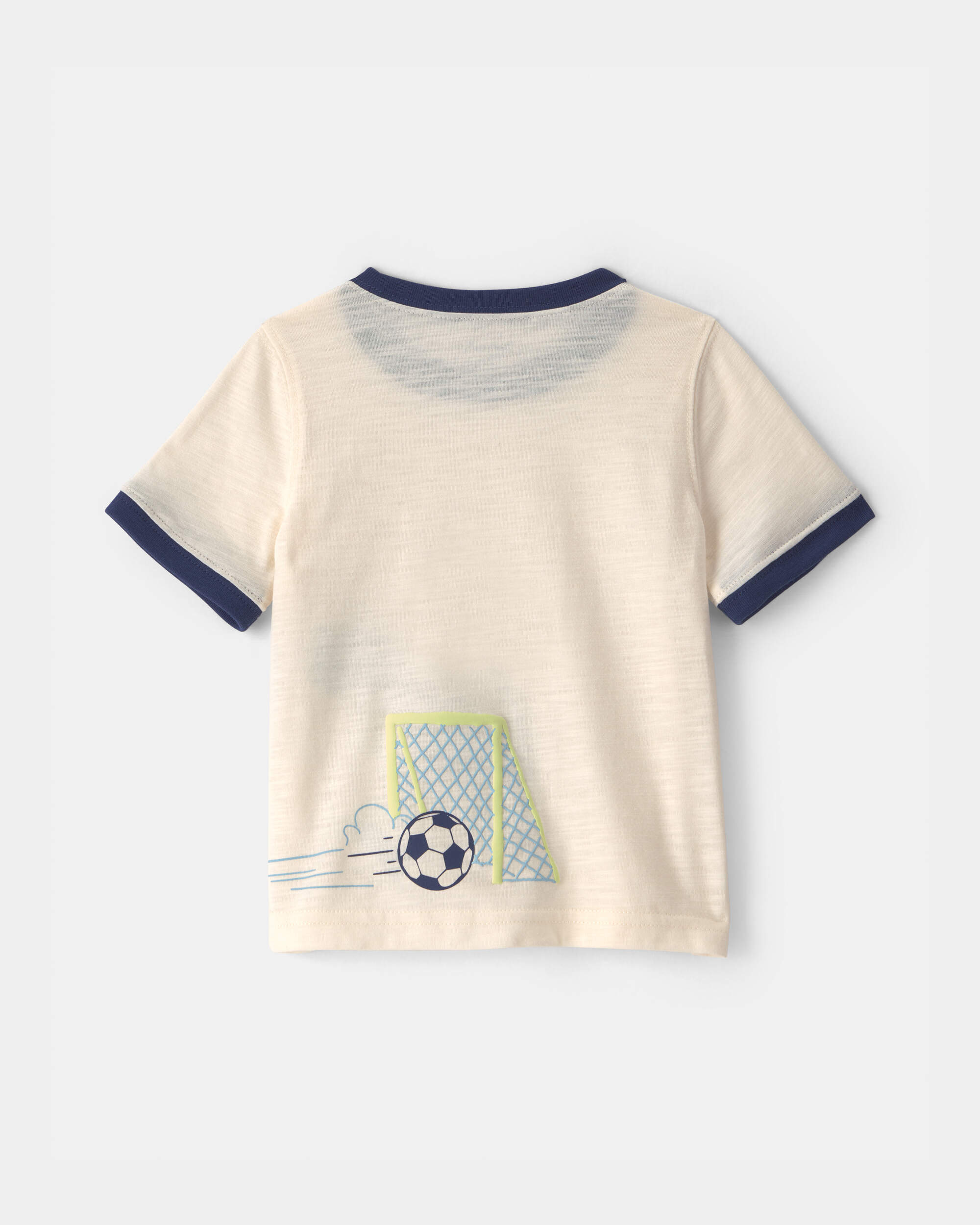 Baby Boy Dinosaur Graphic Tee - Cream