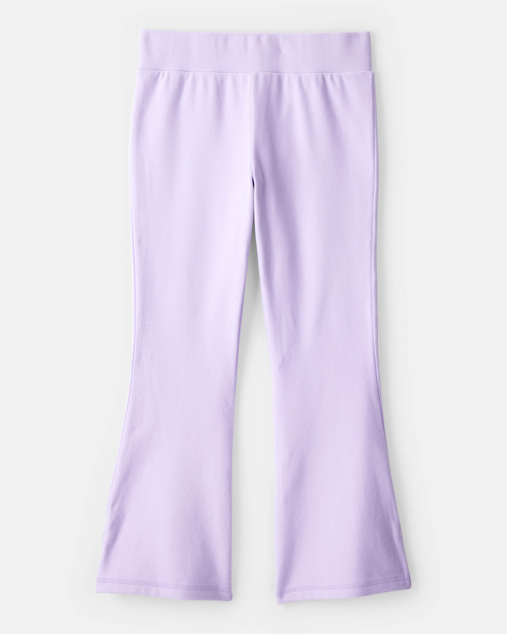 Girls Microfleece Flare Pants - Purple