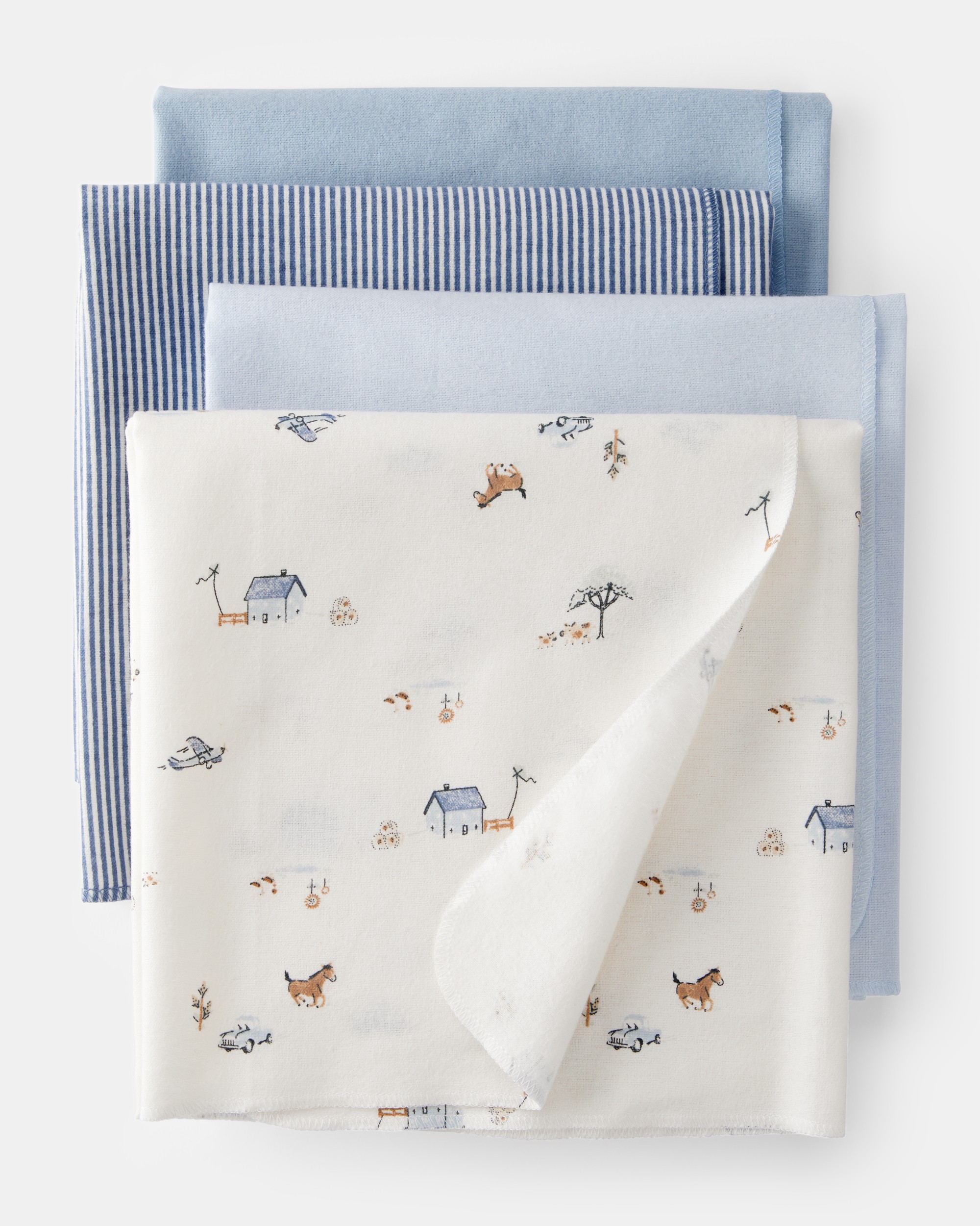 Baby 4-Pack Receiving Blankets