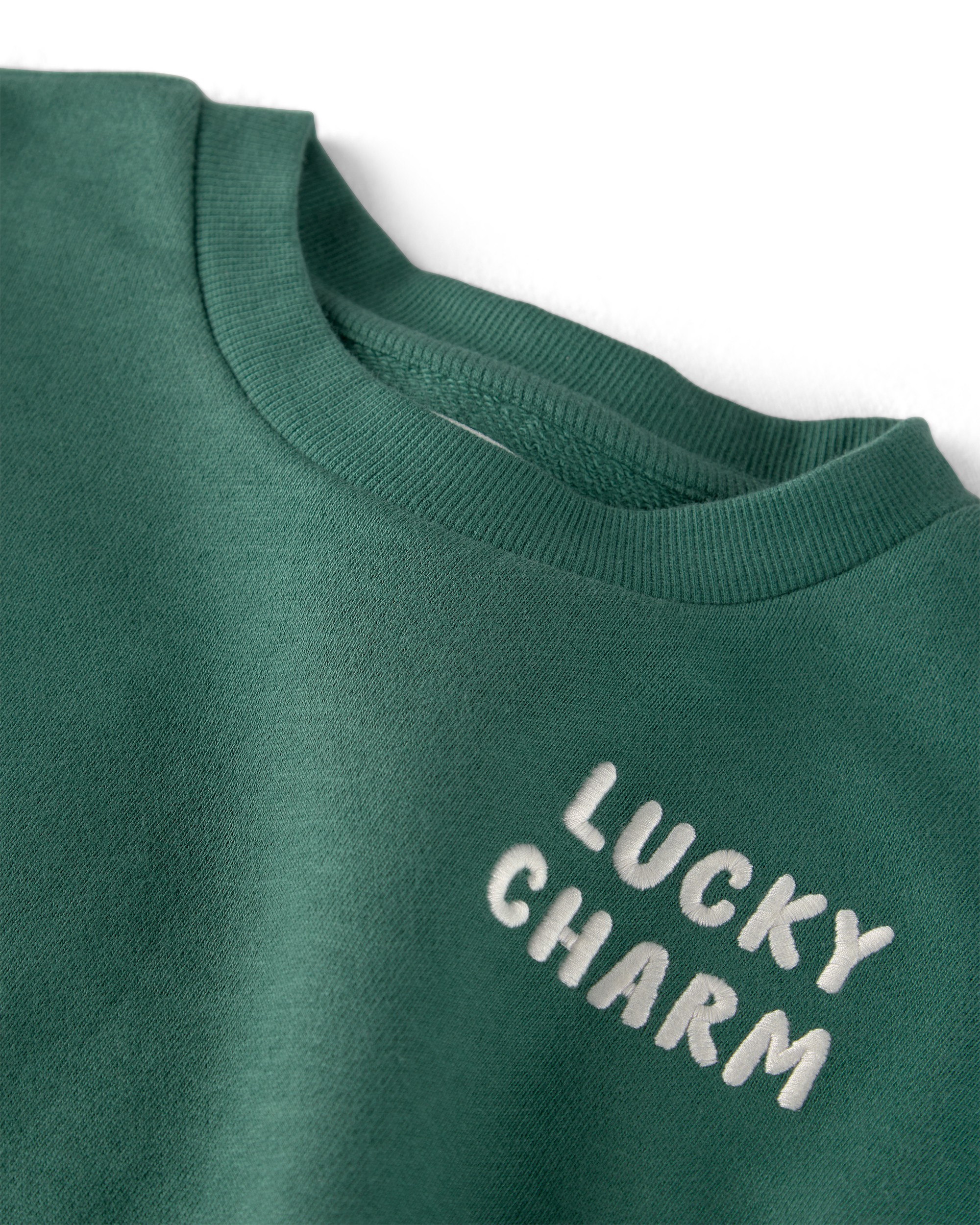 Kid Organic Cotton Lucky Charm Sweatshirt