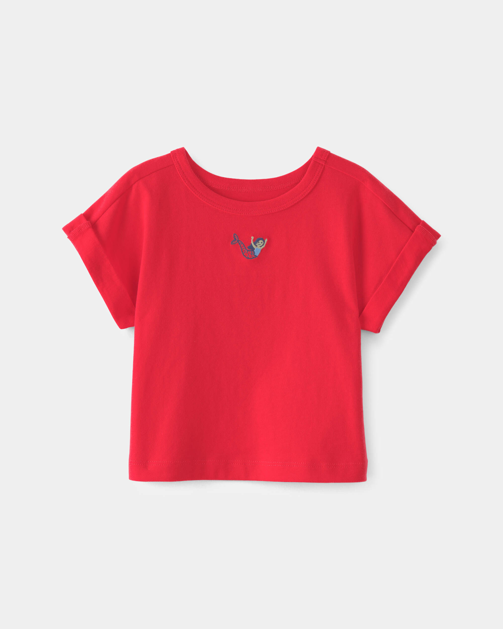 Baby Girl Mermaid Top - Red