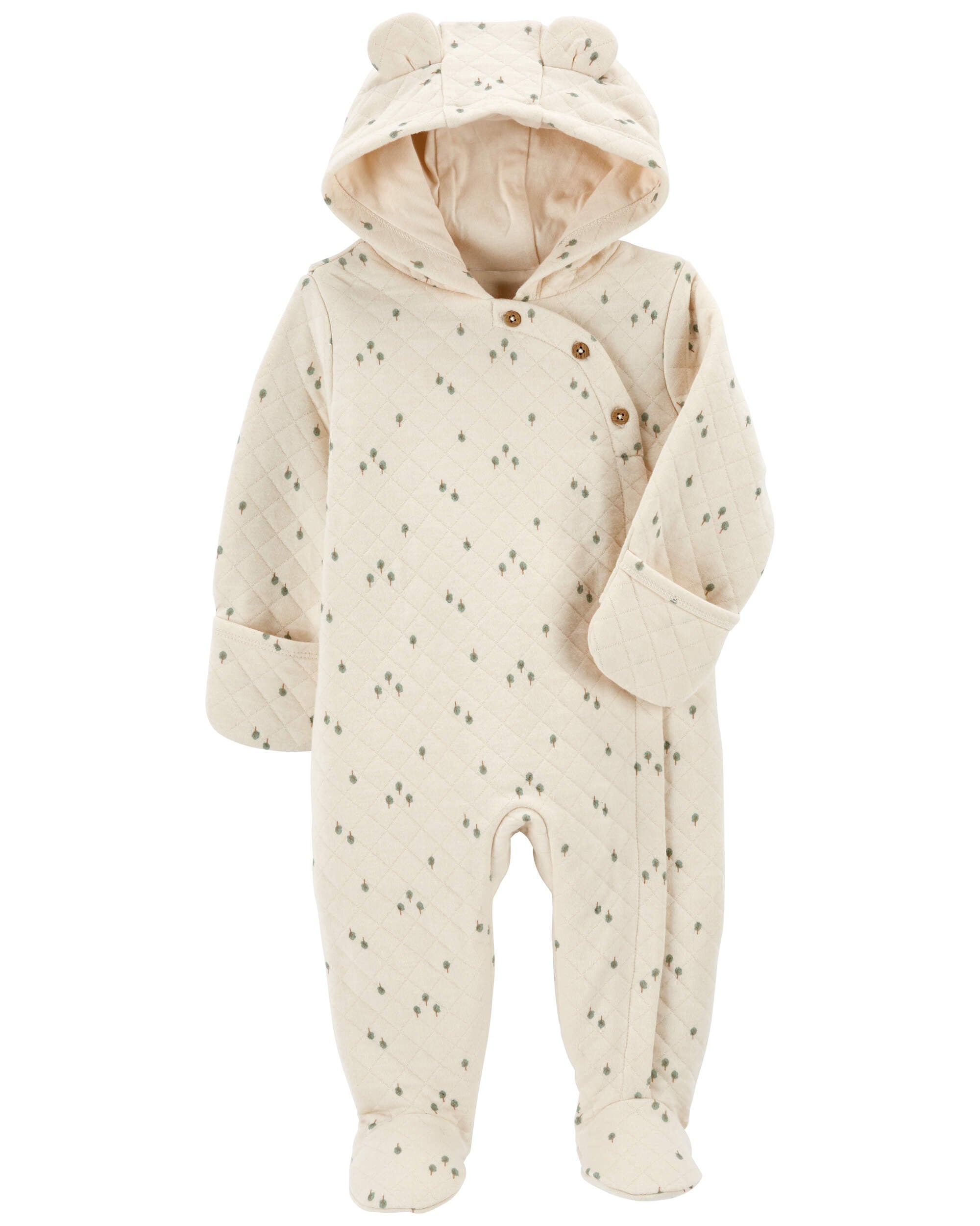 Quilted onesie baby on sale
