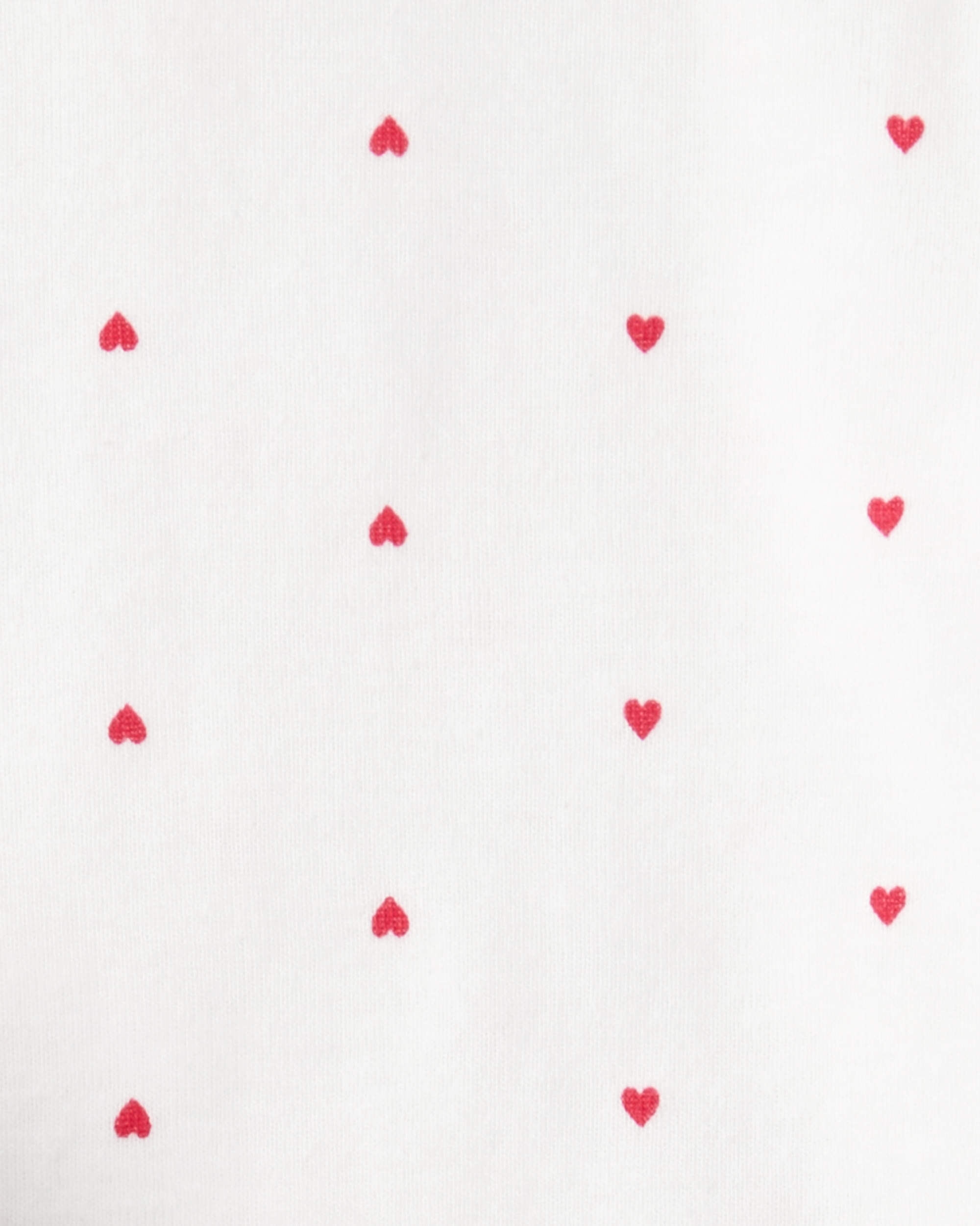 Baby Girl 3-Piece Heart Quilted Vest Outfit Set - Red