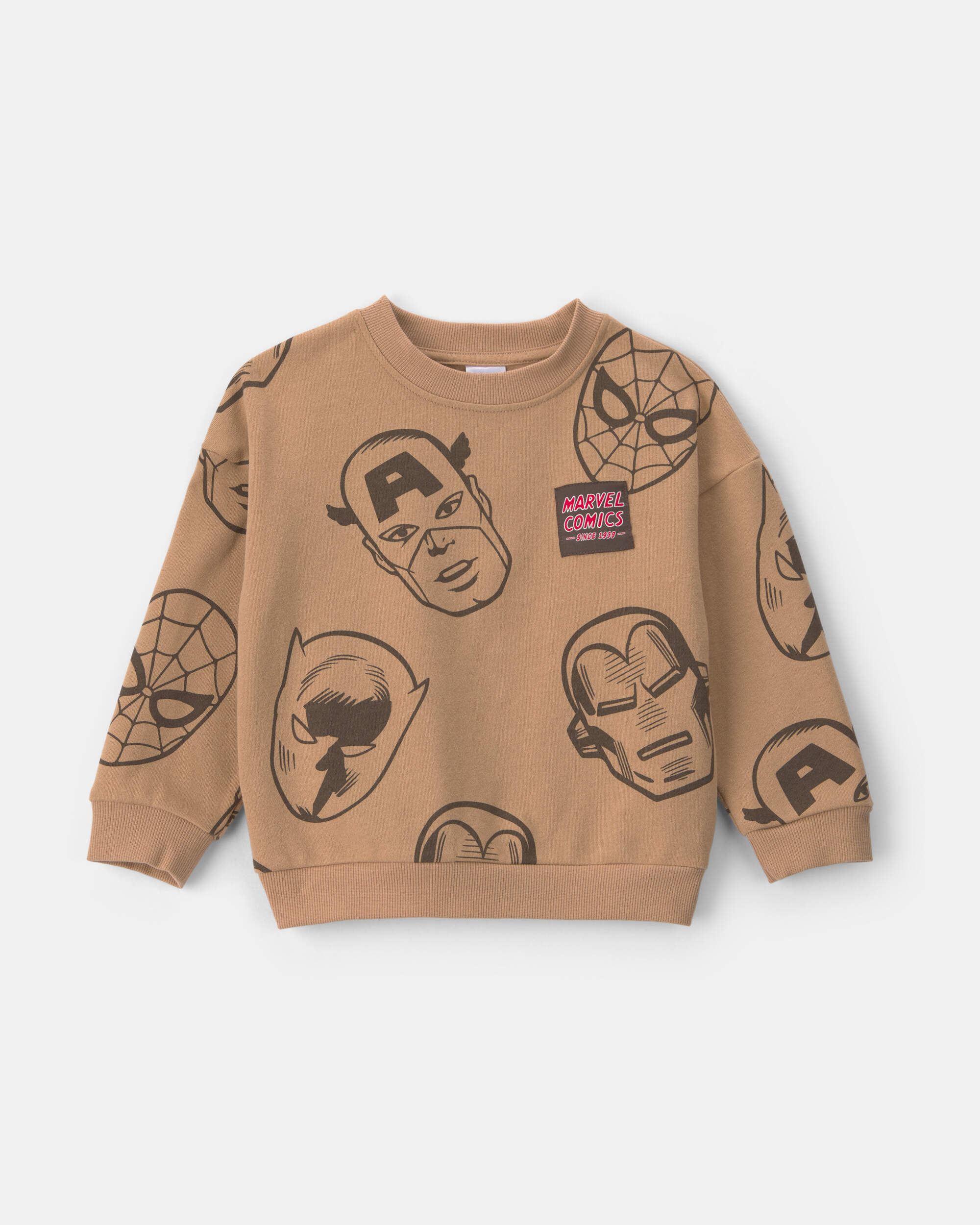 Toddler Boy ©Marvel Pullover Sweatshirt - Brown