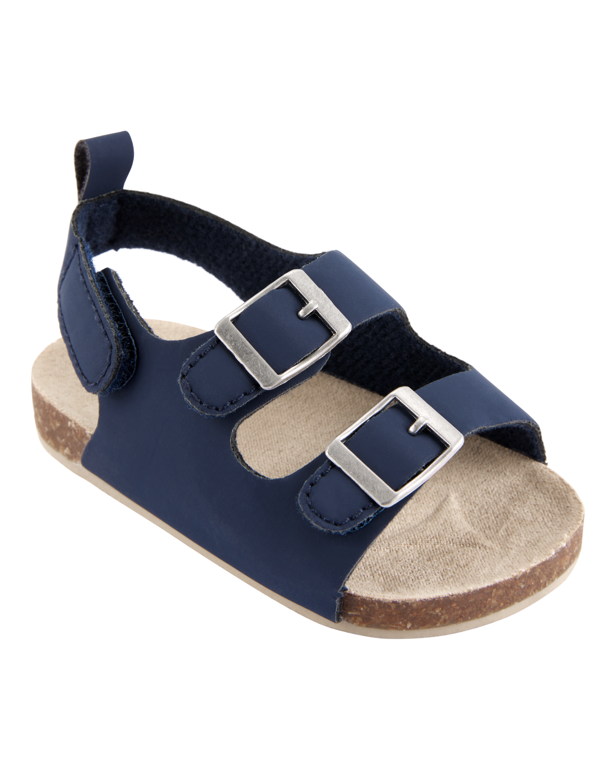 Baby Buckle Faux Cork Sandals