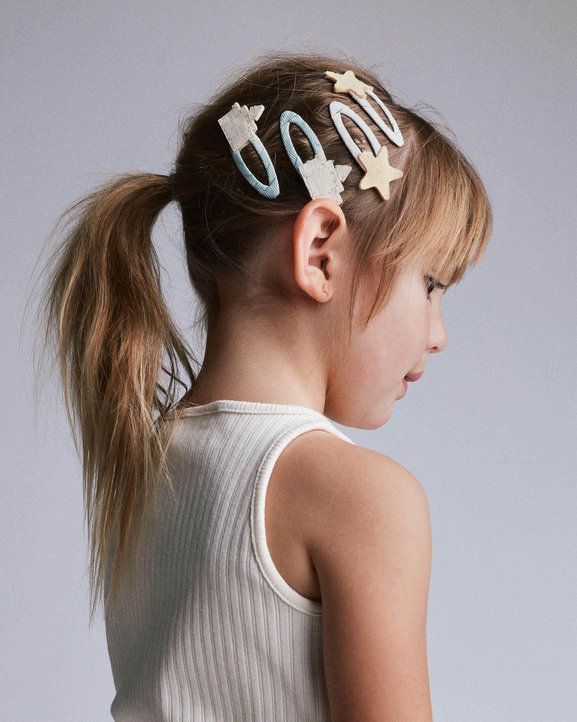 Toddler Girl 6-Pack Sandcastle Hair Clips, , hi-res