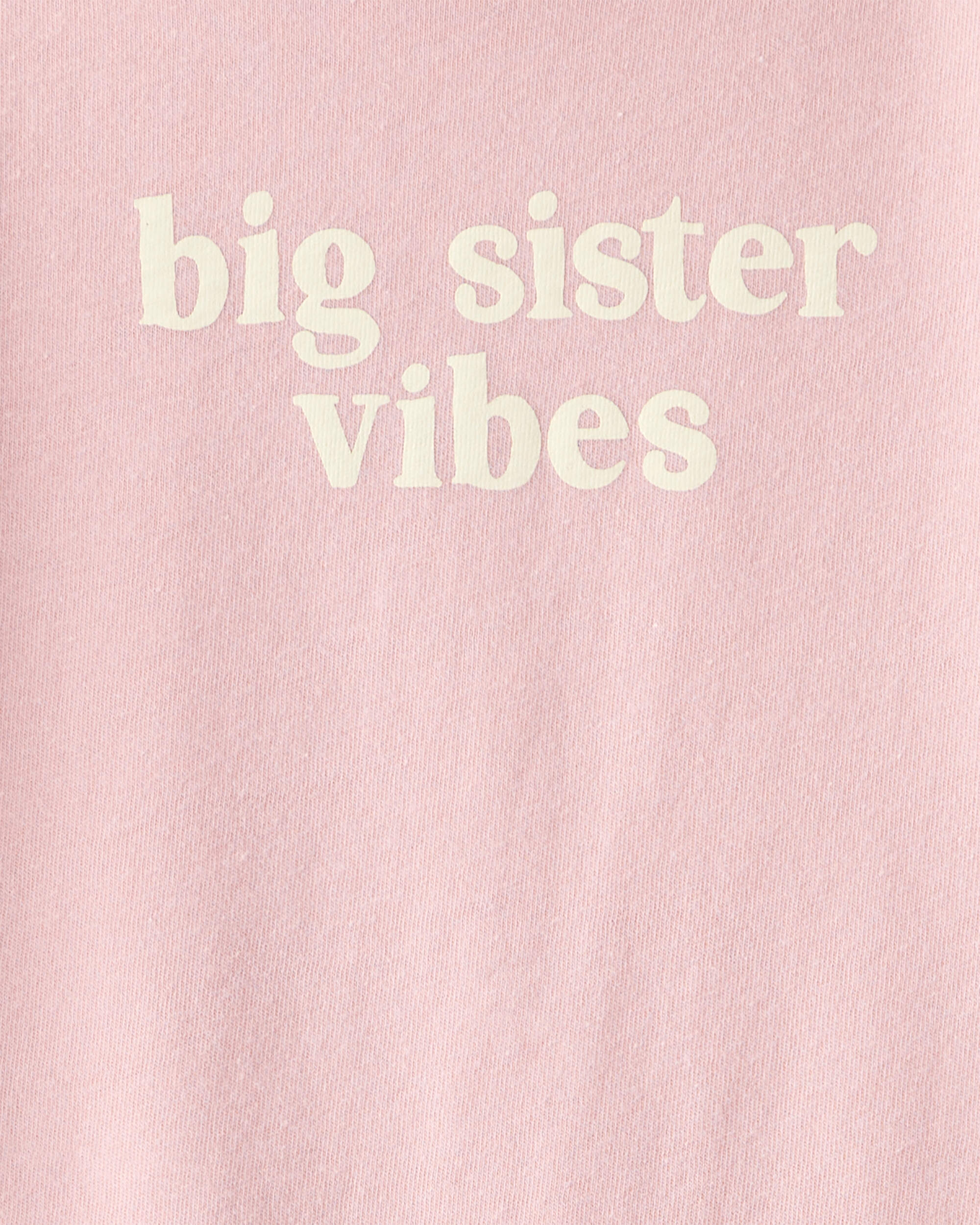 Toddler Girl Big Sister Long-Sleeve Graphic Tee - Pink