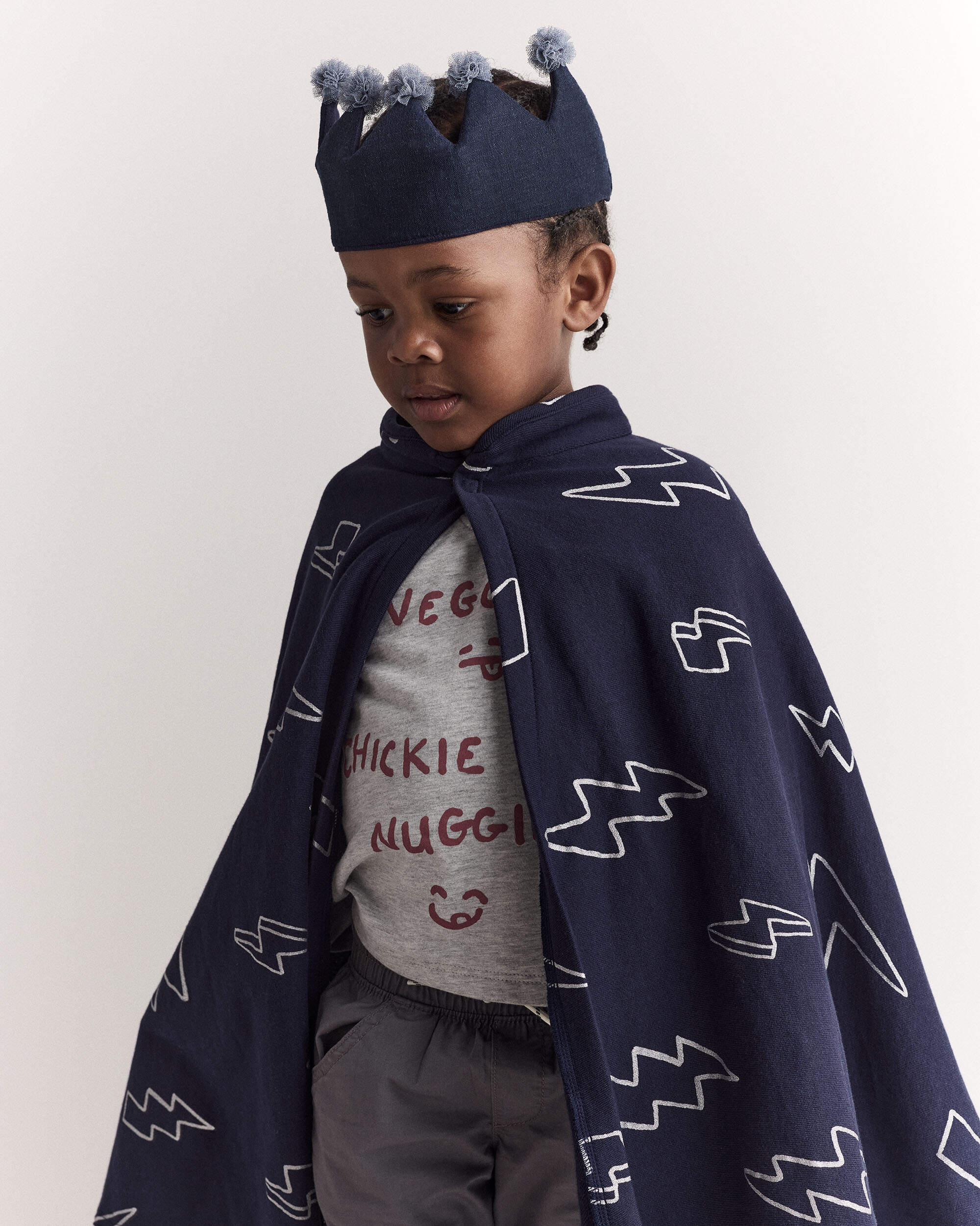 Toddler Lightening Bolt Dress Up Cape - Navy