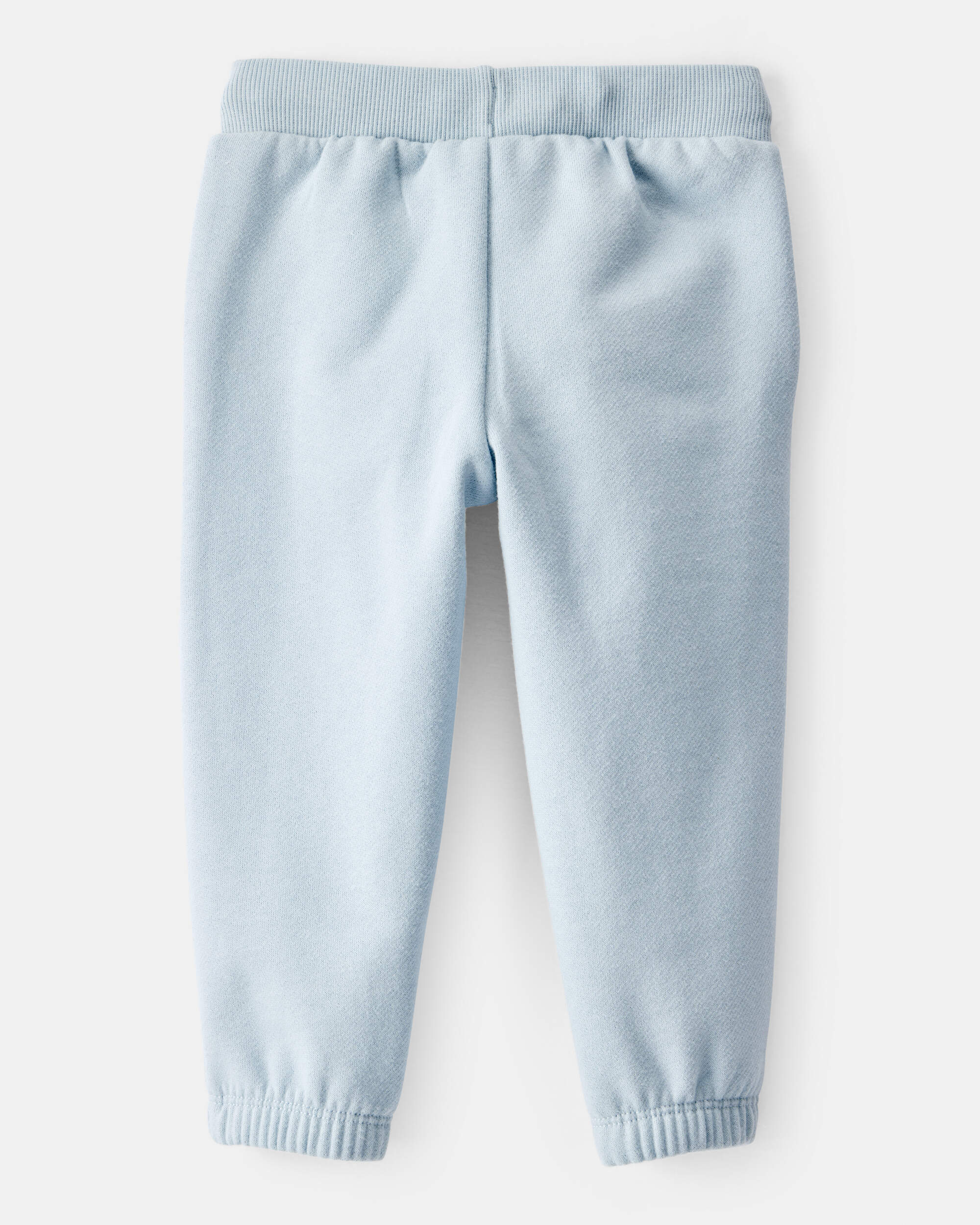 Baby Girl Cotton Joggers - Blue