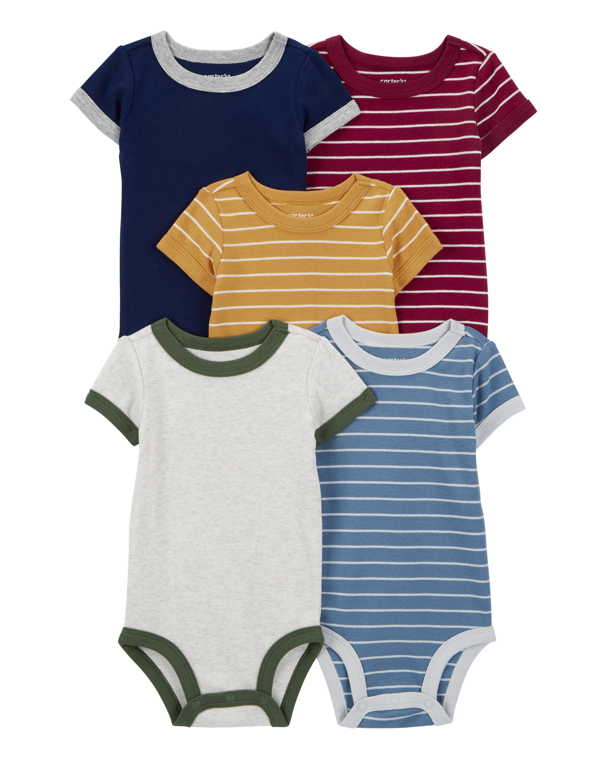 Baby 5-Pack Short-Sleeve Bodysuits
