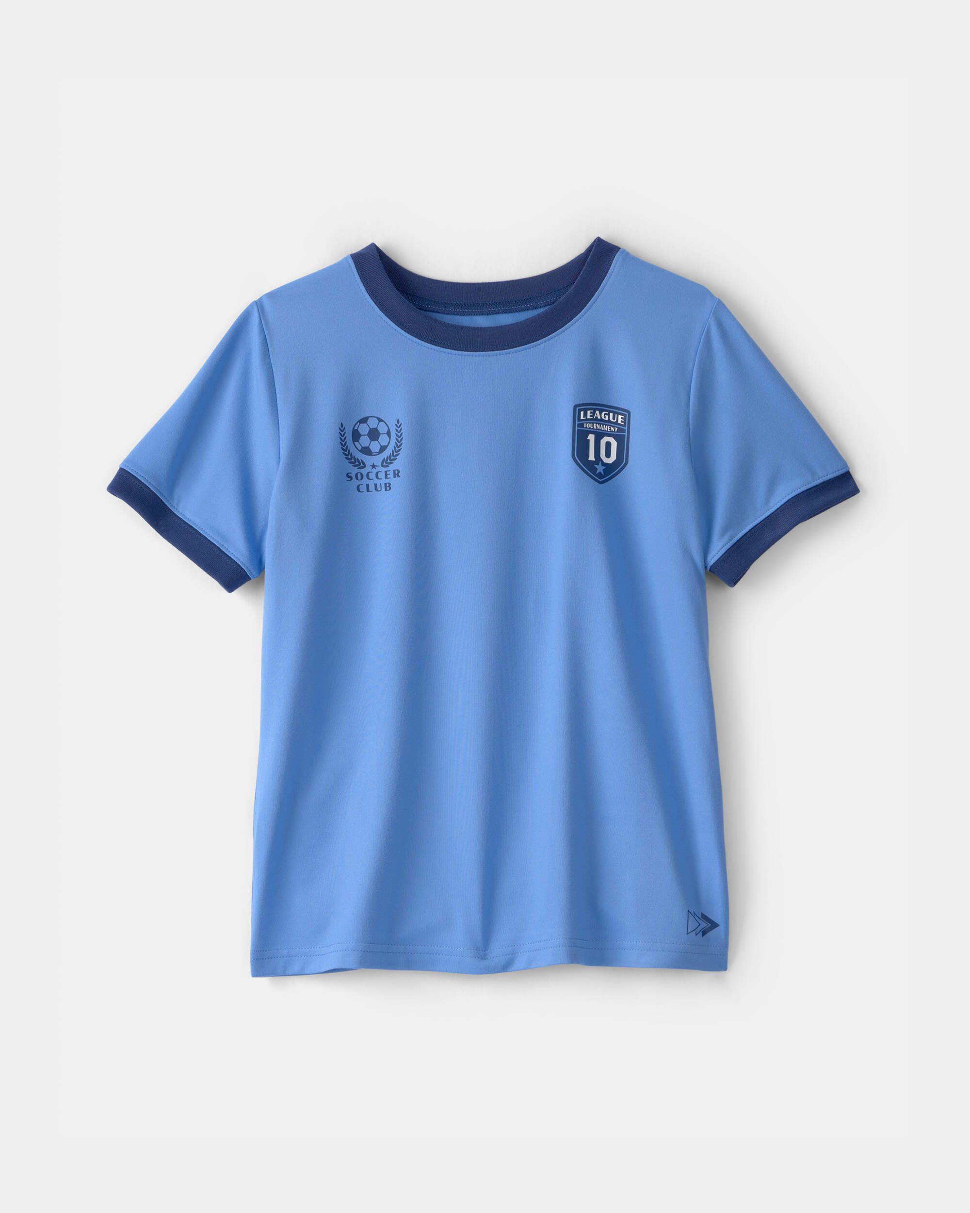 Kids 'Soccer Club' Active Graphic Tee - Blue