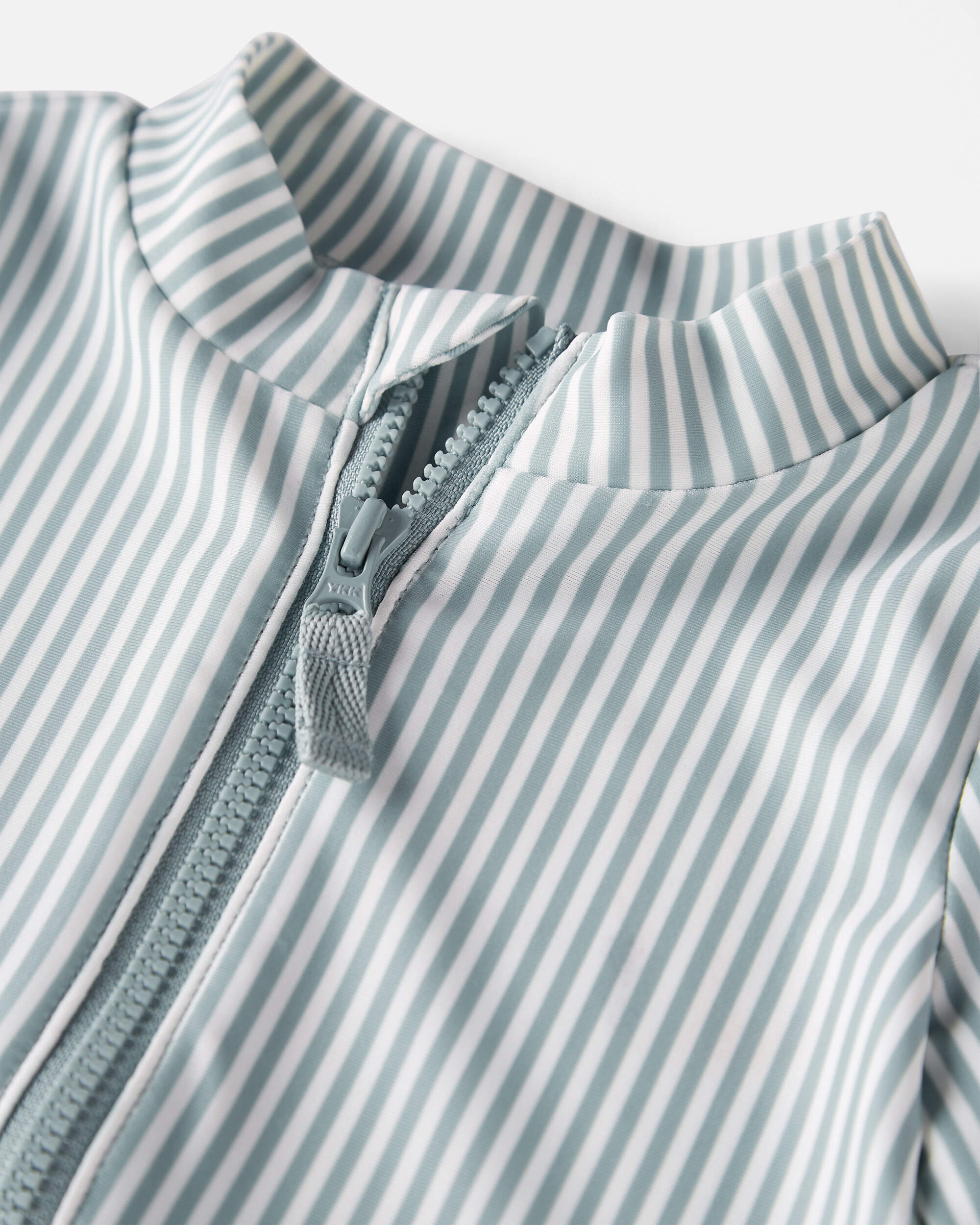 Baby Boy Recycled Long-Sleeve Rashguard Romper Stripes