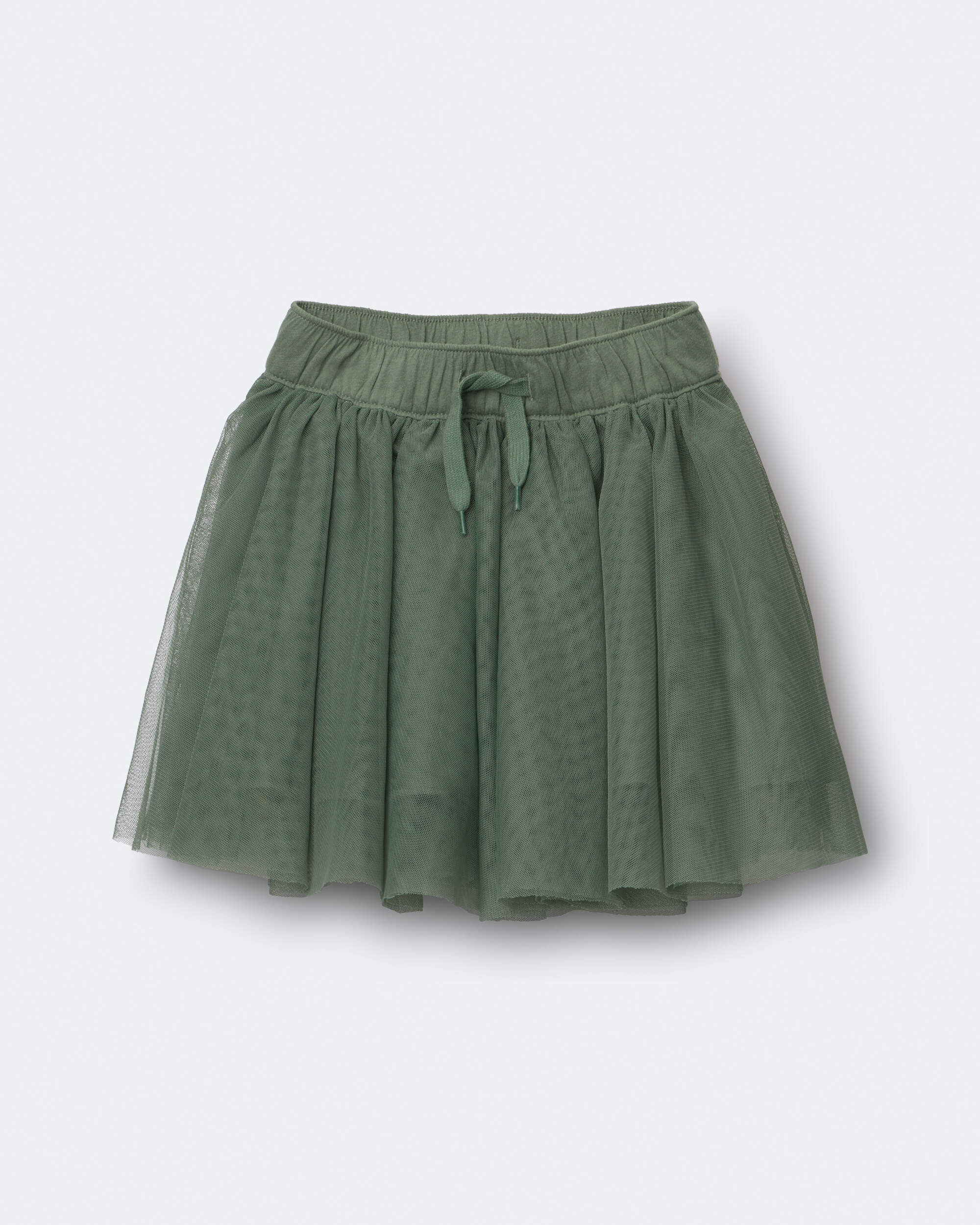 Toddler Girl Avenue Twirl™ Mini Skirt with Tulle - Olive