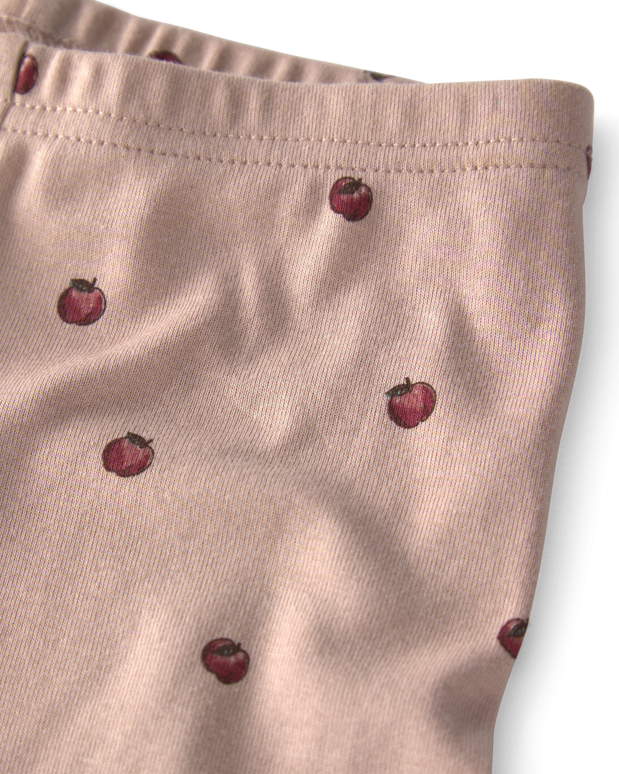 Toddler Girl 2-Piece Organic Cotton Pajamas Apples
