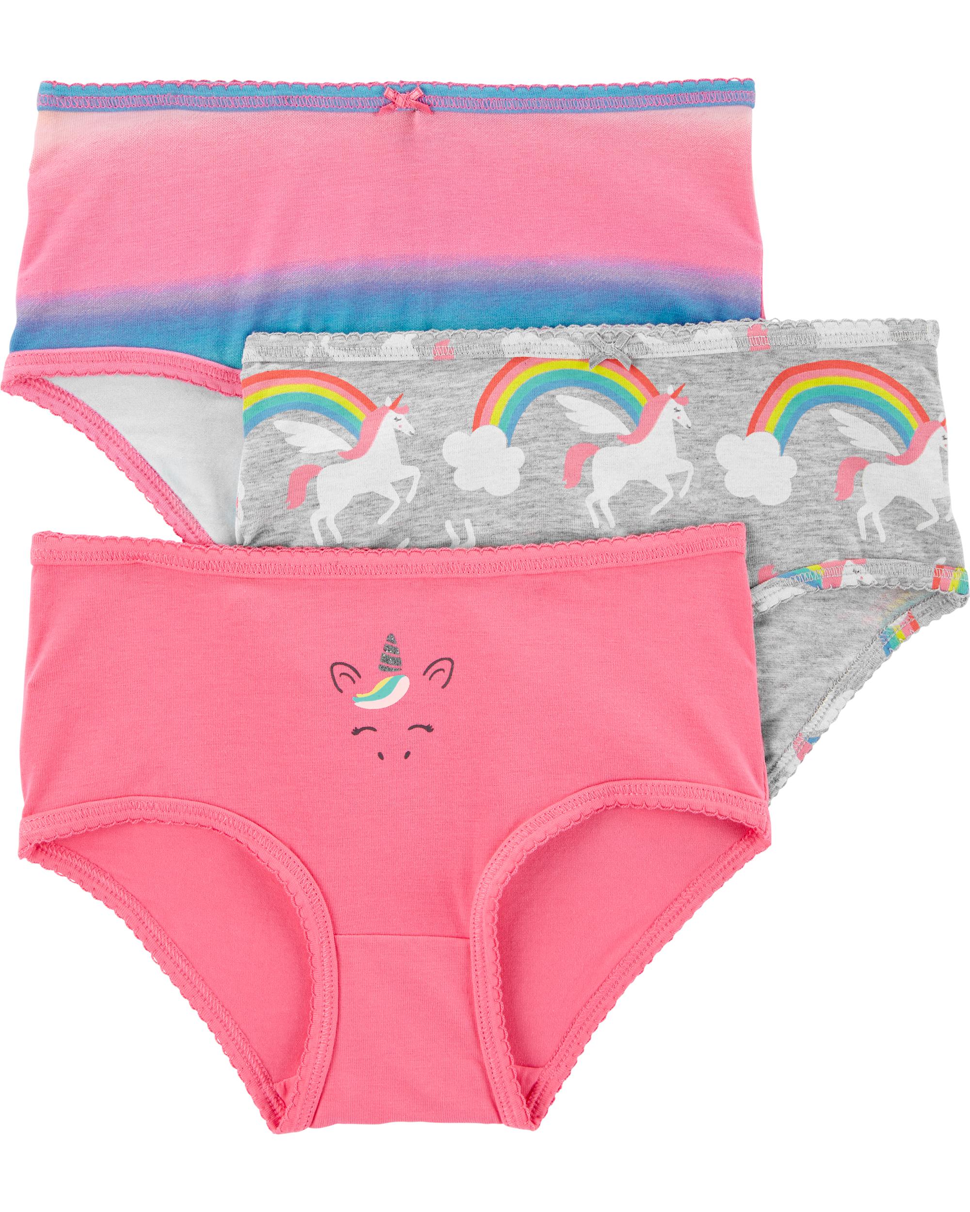 Toddler Size 2T/3T White, Pink & Blue Briefs With Coloring Page, 5