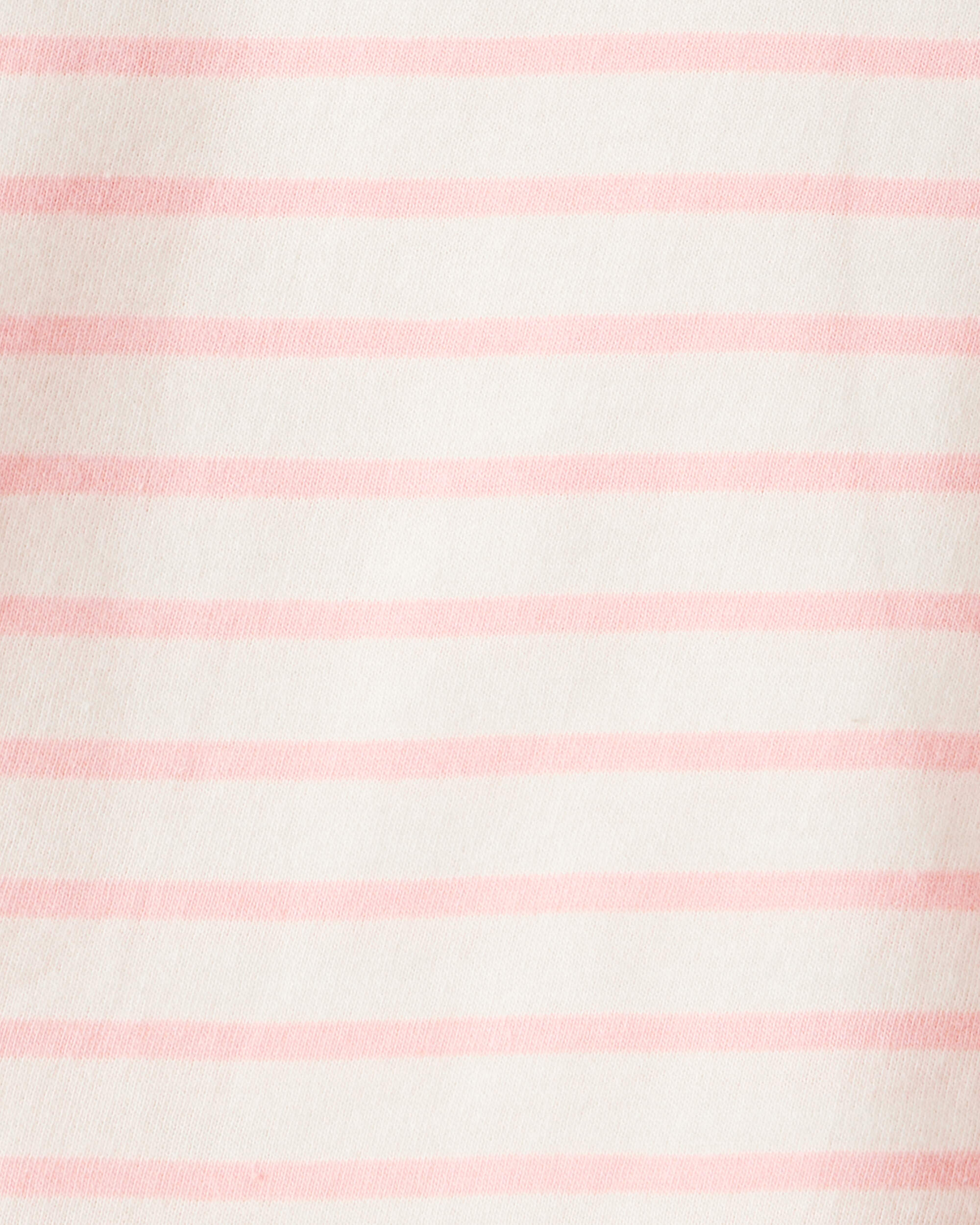 Baby Girl Striped Long-Sleeve Top - Pink